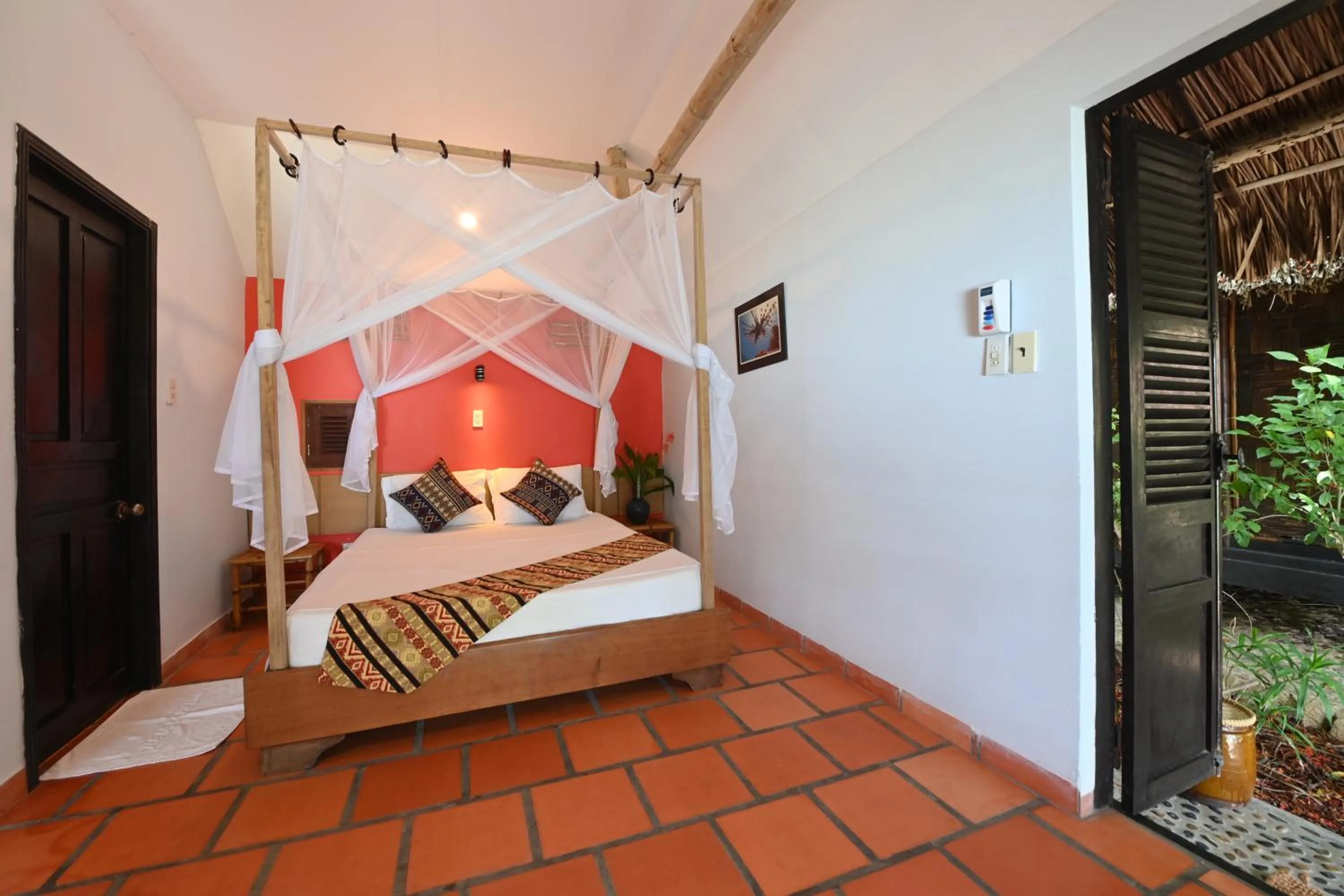 Bed in Whale Island Resort