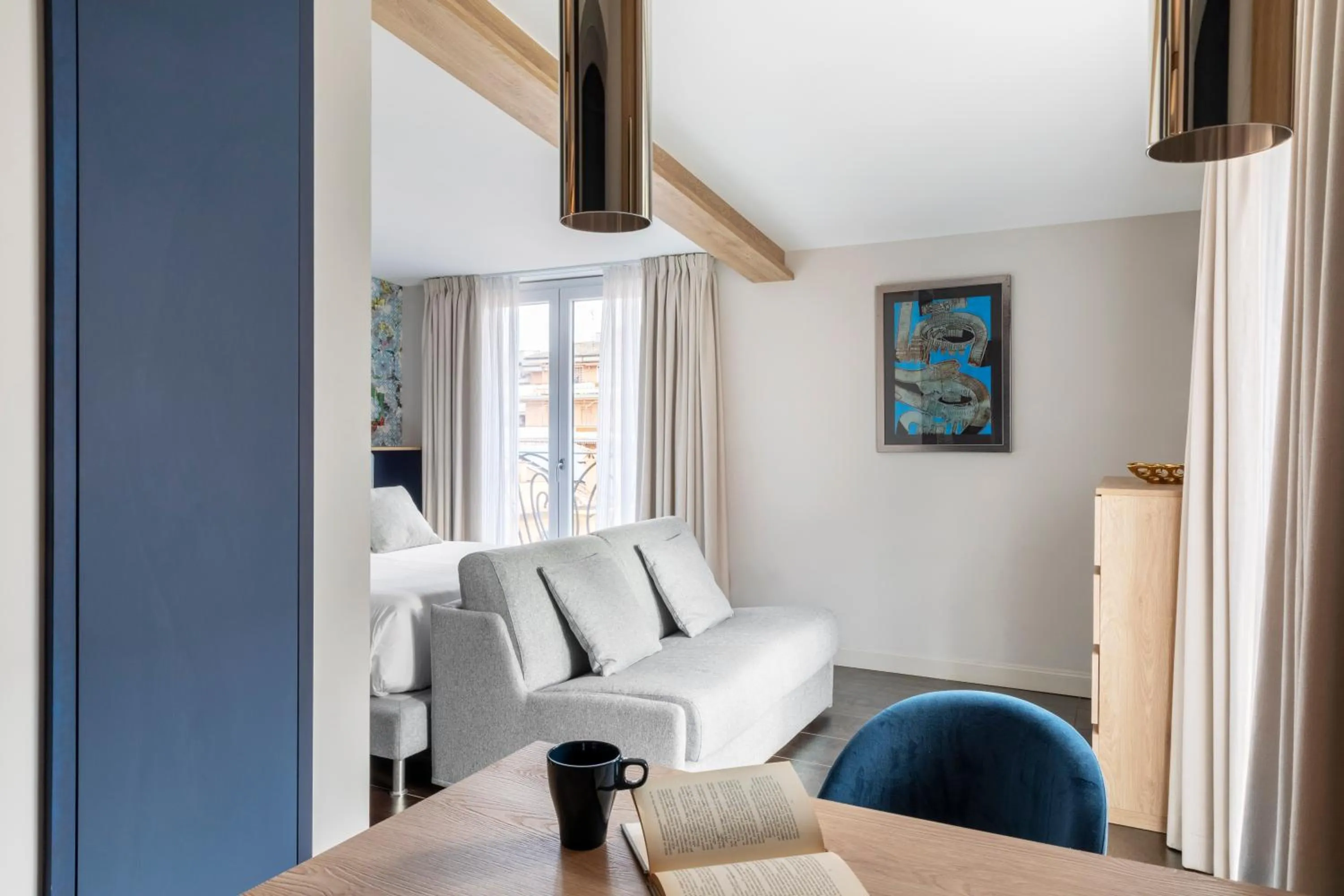 Seating area in Patrizia Romana Palace