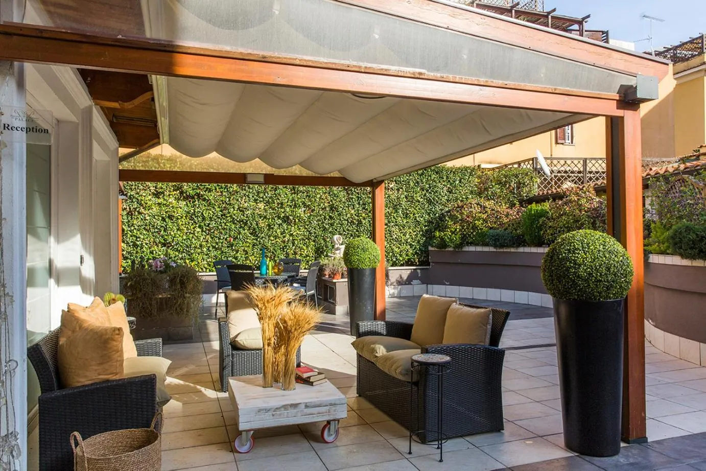 Garden view in Patrizia Romana Palace