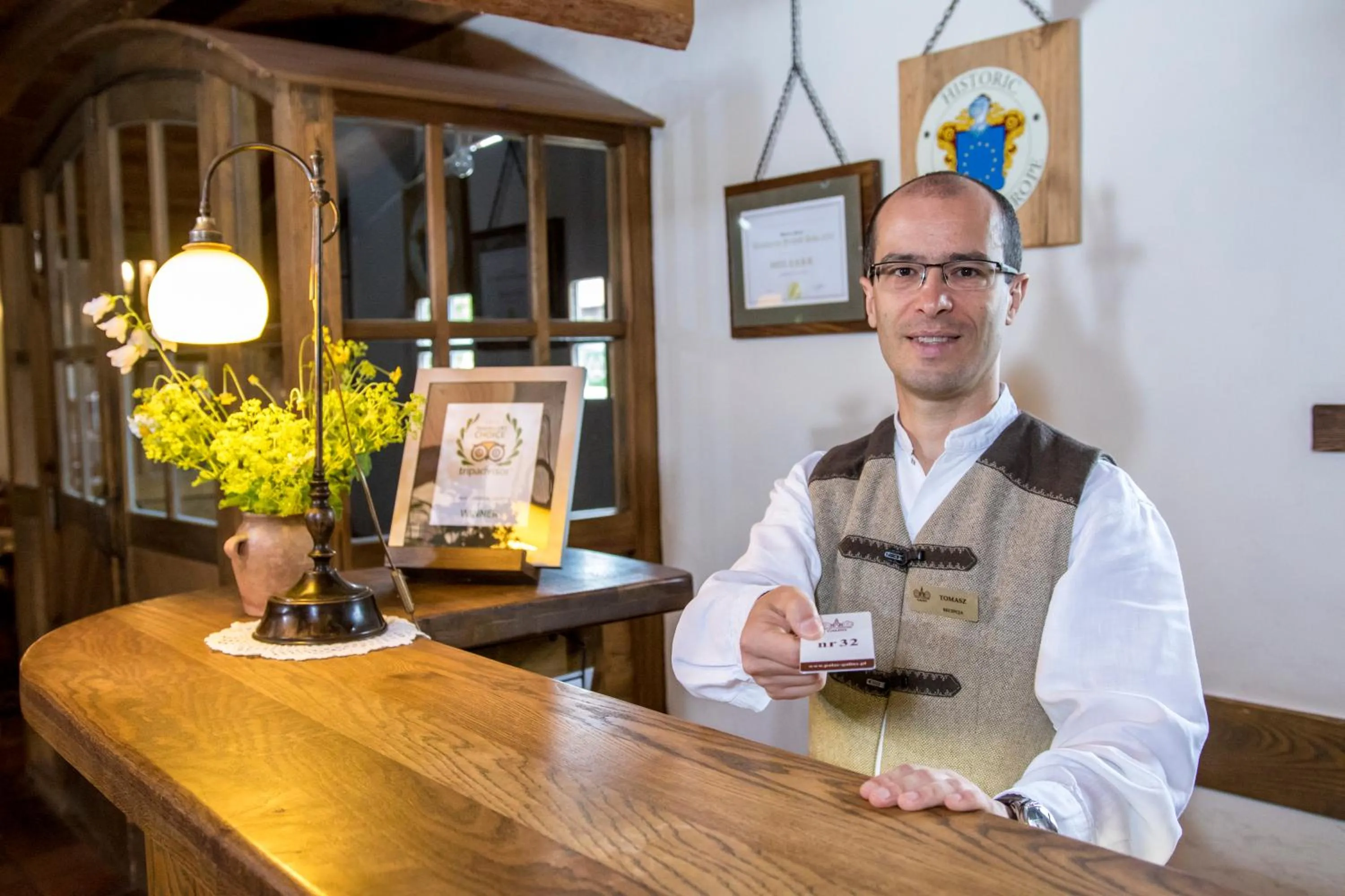 Staff in Pałac Galiny