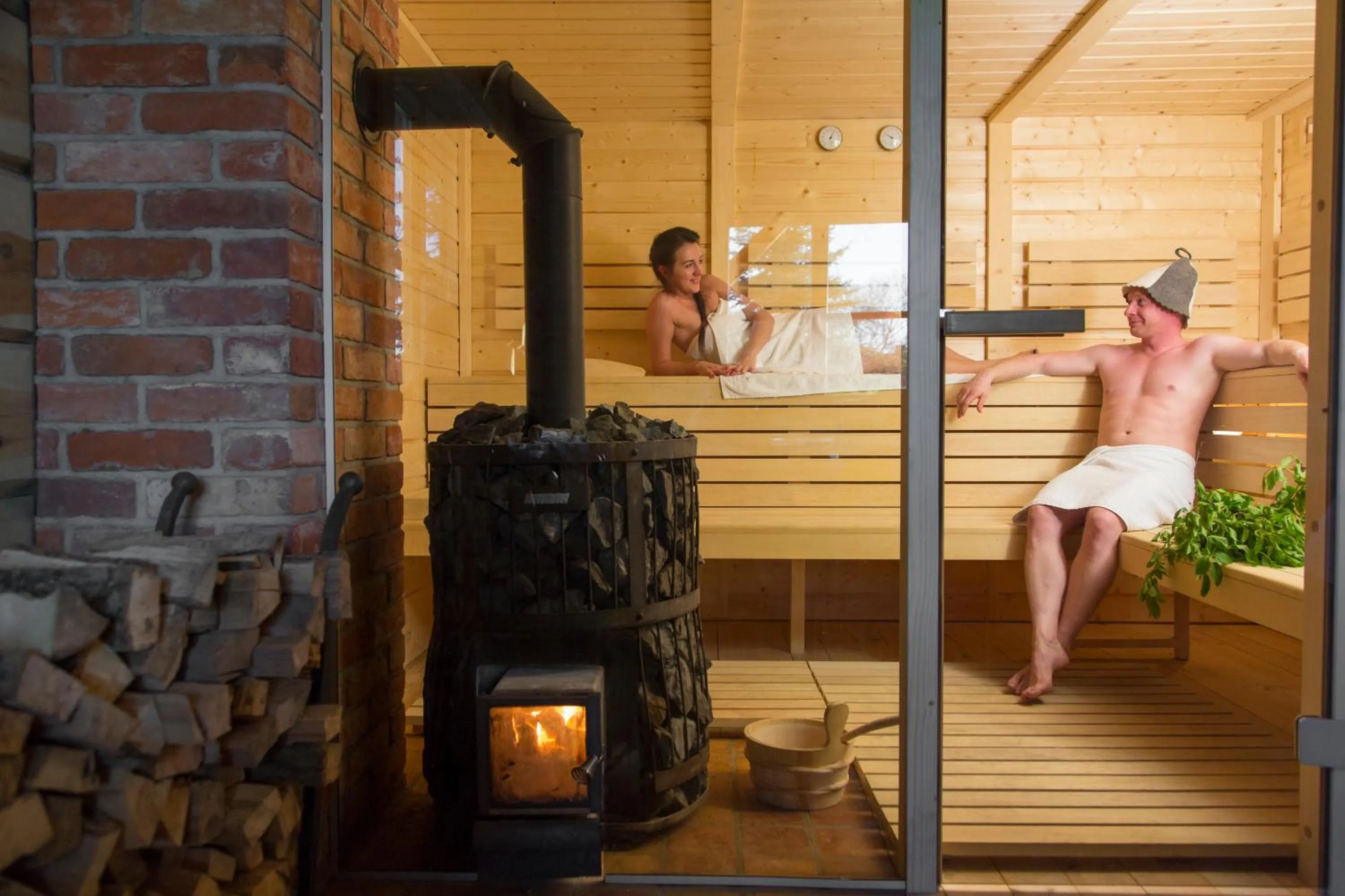 Sauna in Pałac Galiny