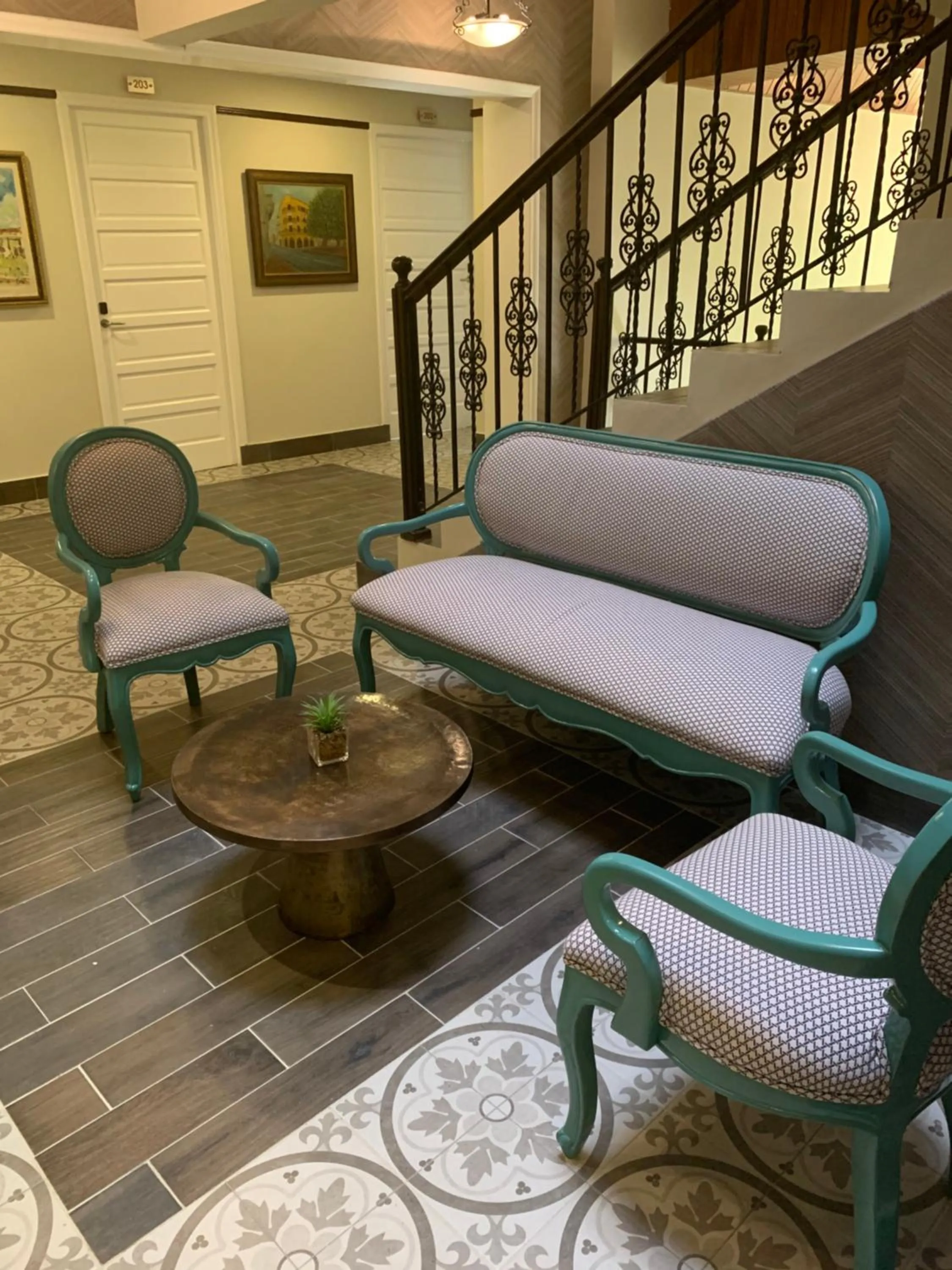 Living room in Hotel Conde de Penalba