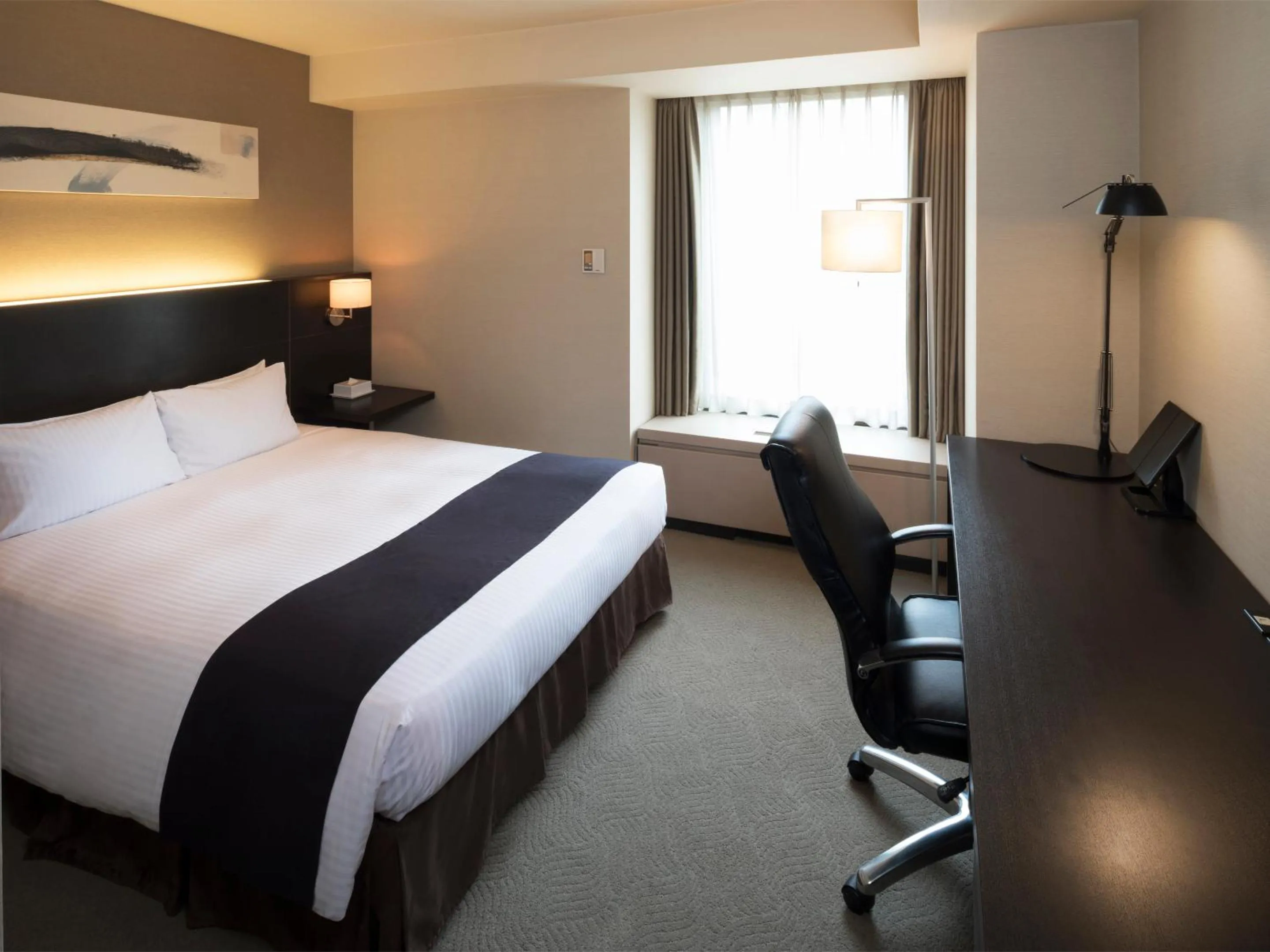 Photo of the whole room, Bed in Sapporo Grand Hotel