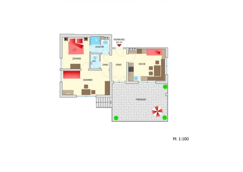 Floor plan in Landgasthof Hotel Linde