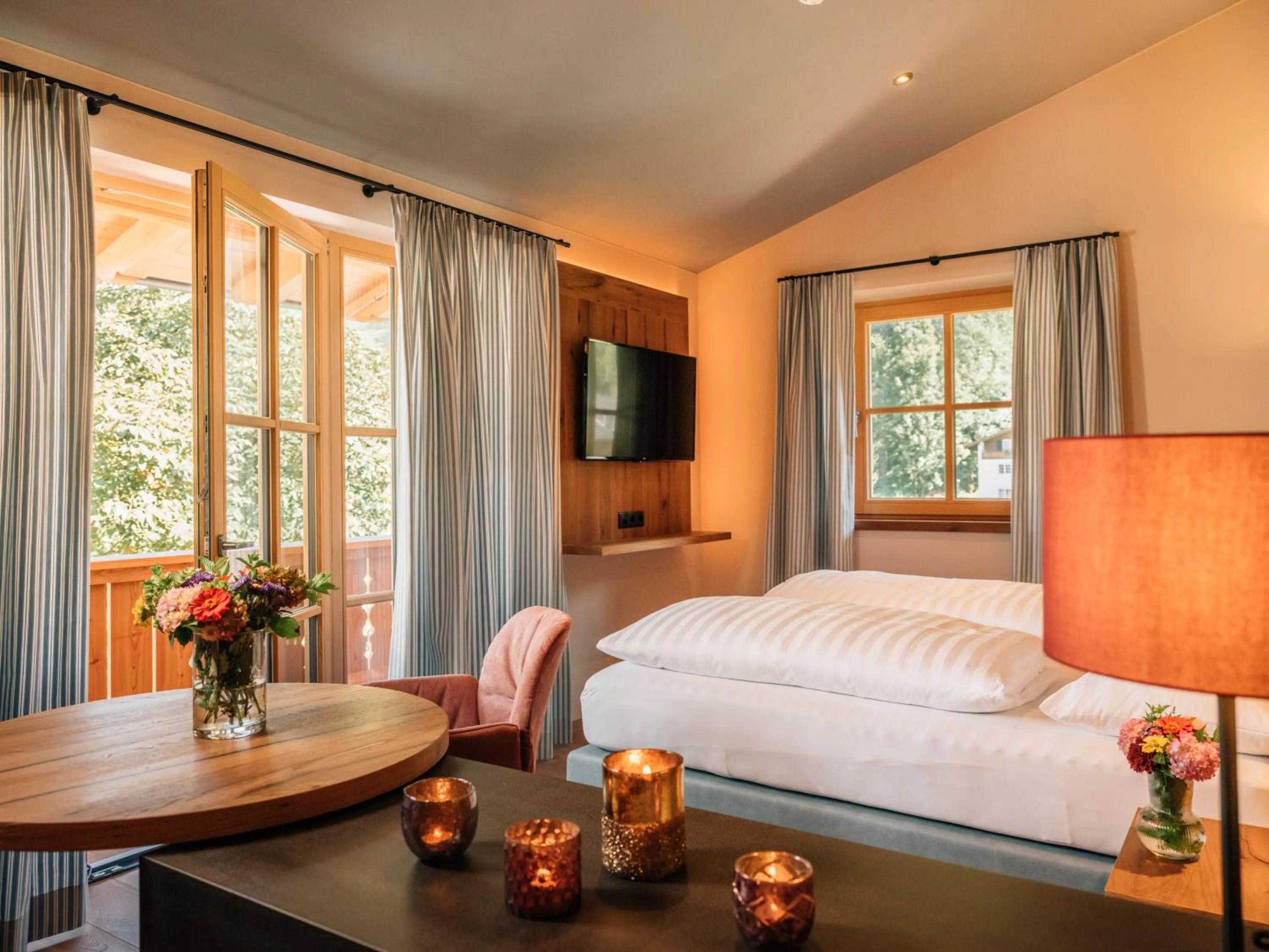 Bed in Landgasthof Hotel Linde