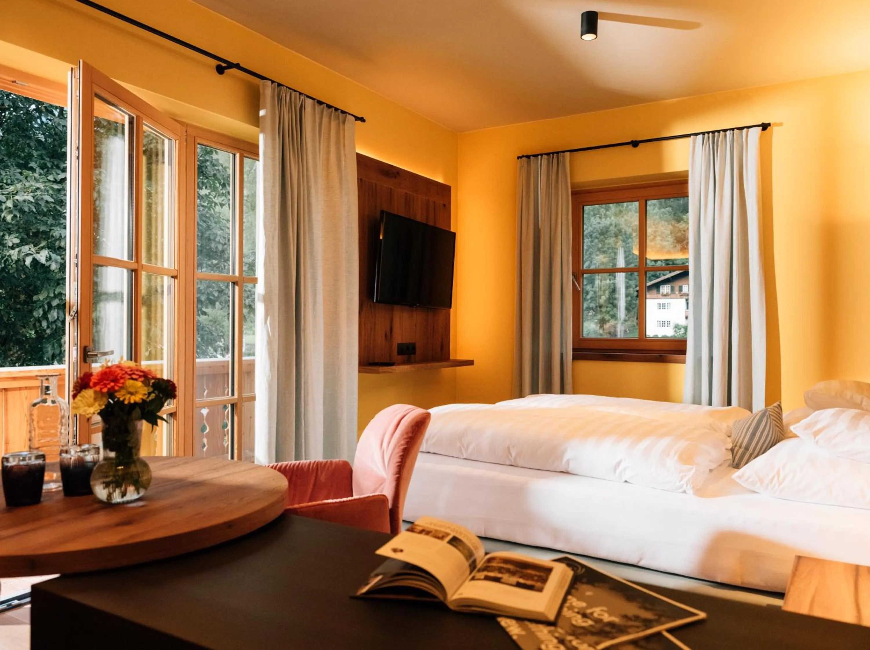 Bed in Landgasthof Hotel Linde