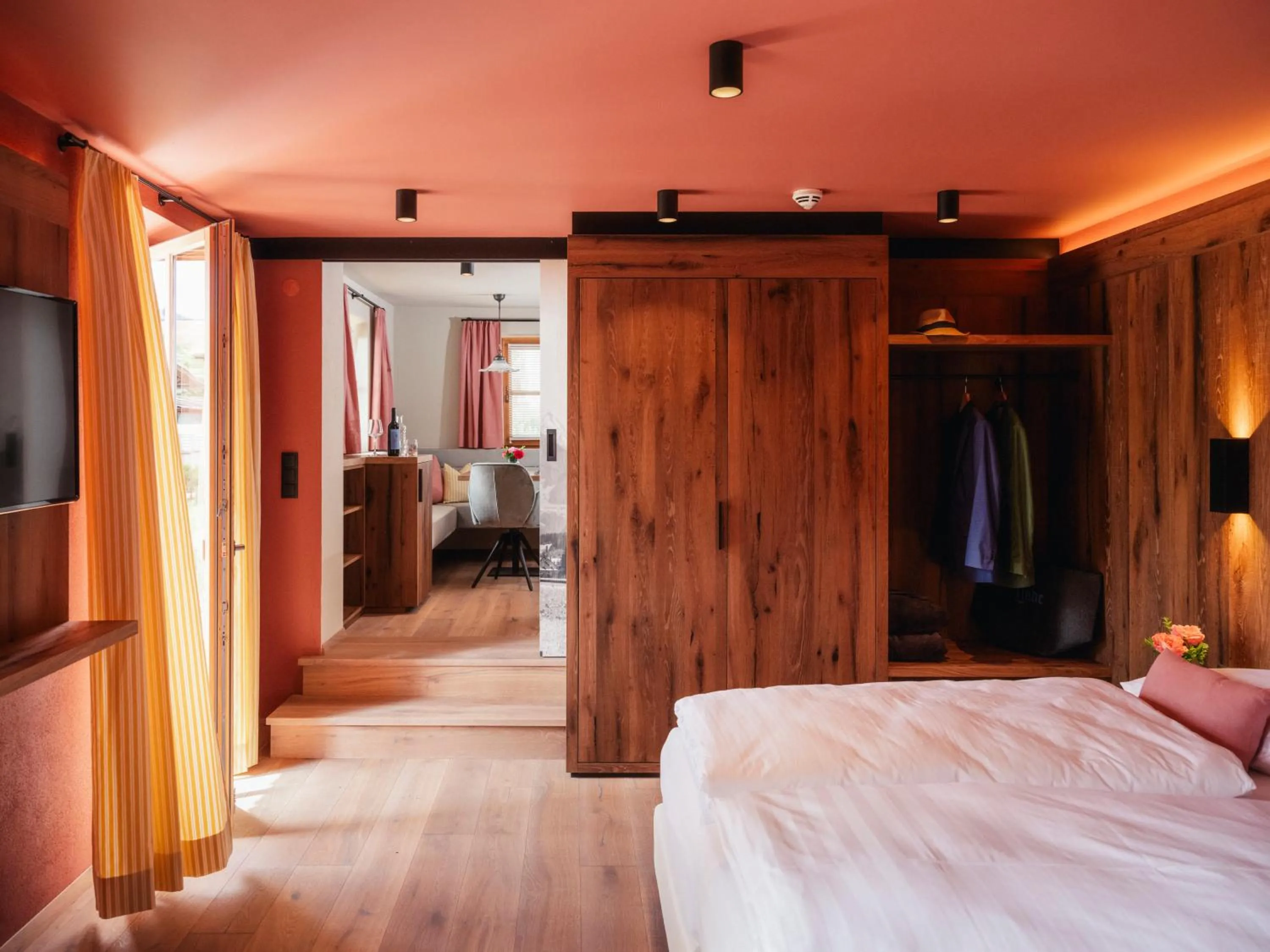 Bed in Landgasthof Hotel Linde