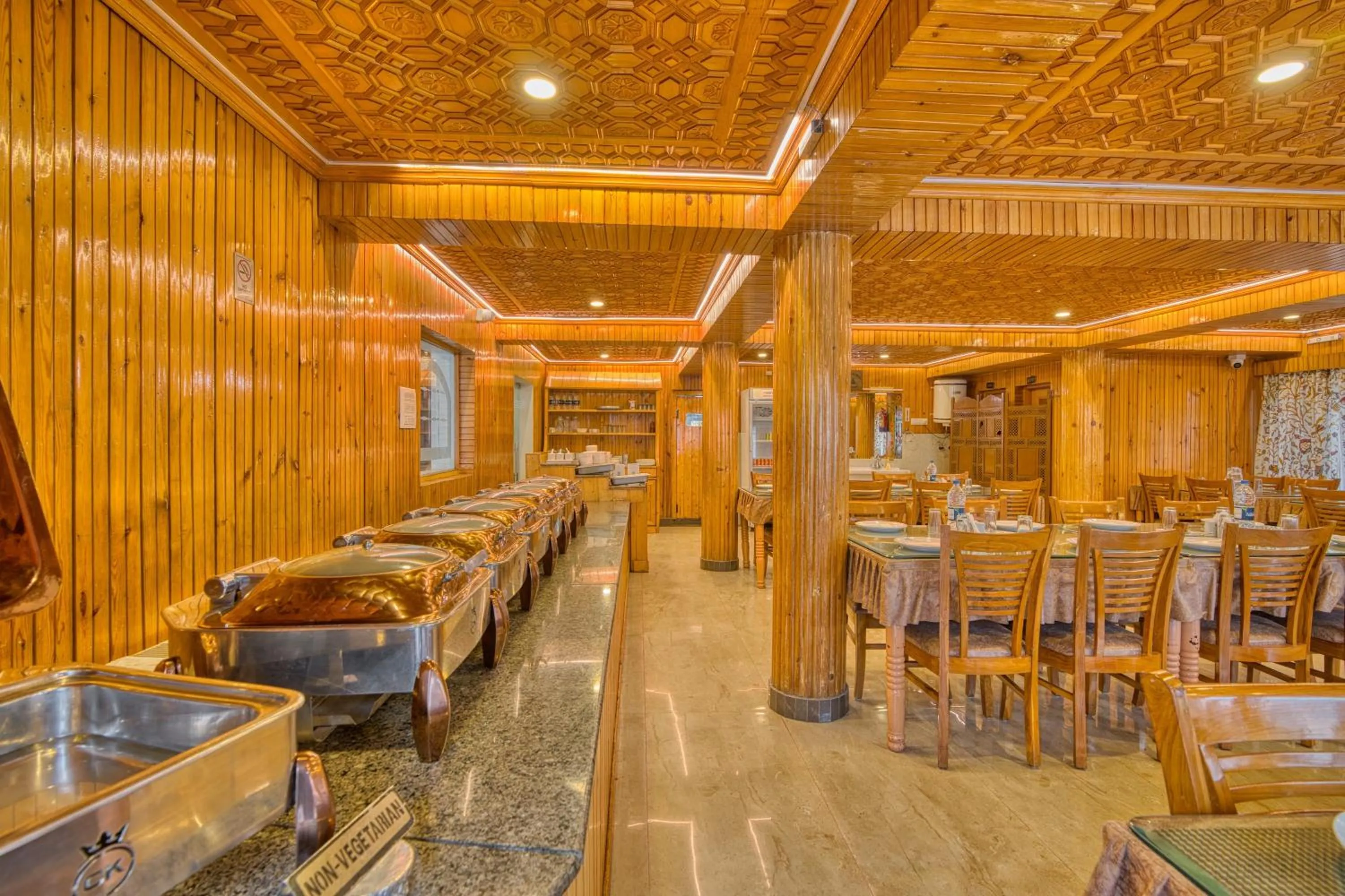 Breakfast in Hotel Baisaran Pahalgam