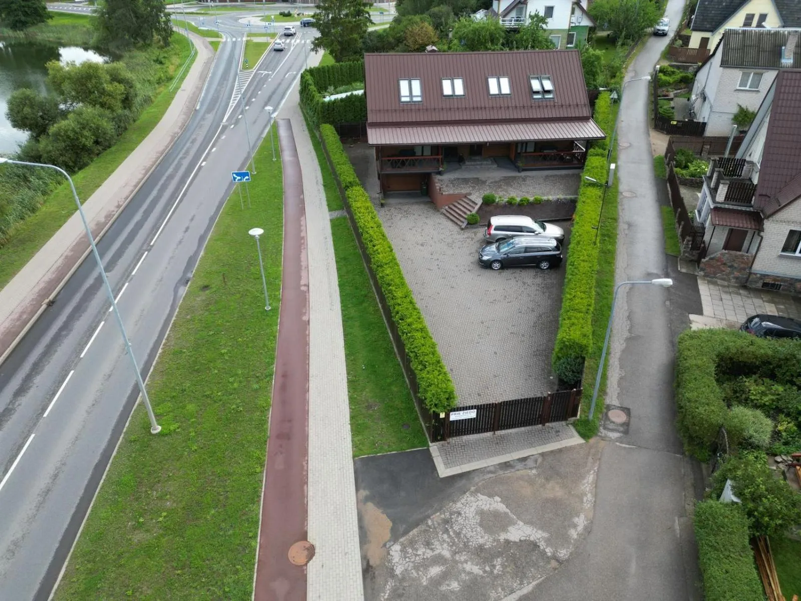 Property building in Prie Žiedo