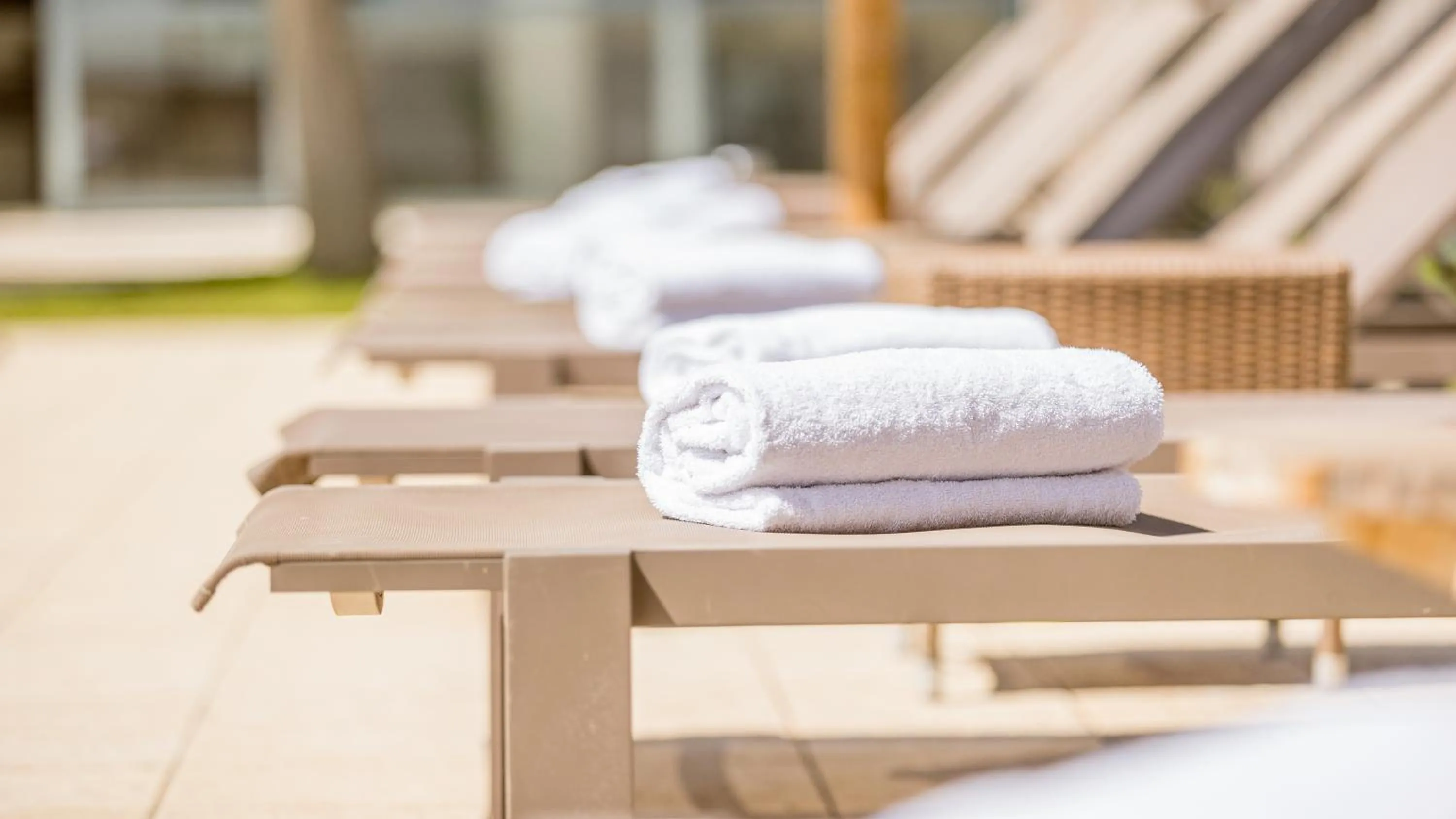 sunbed in Domaine De Saint Clair