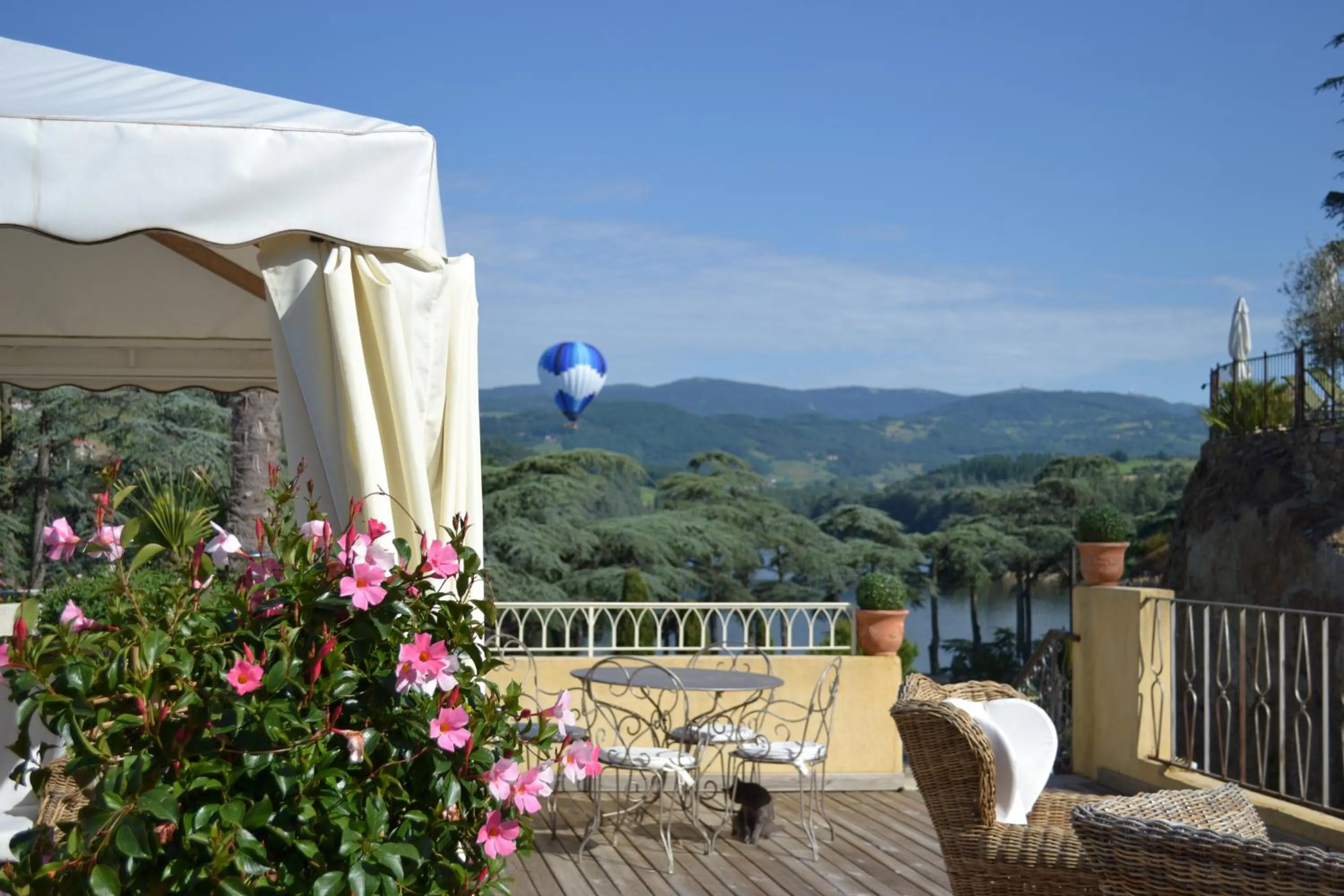 Bird's eye view in Auberge Du Lac