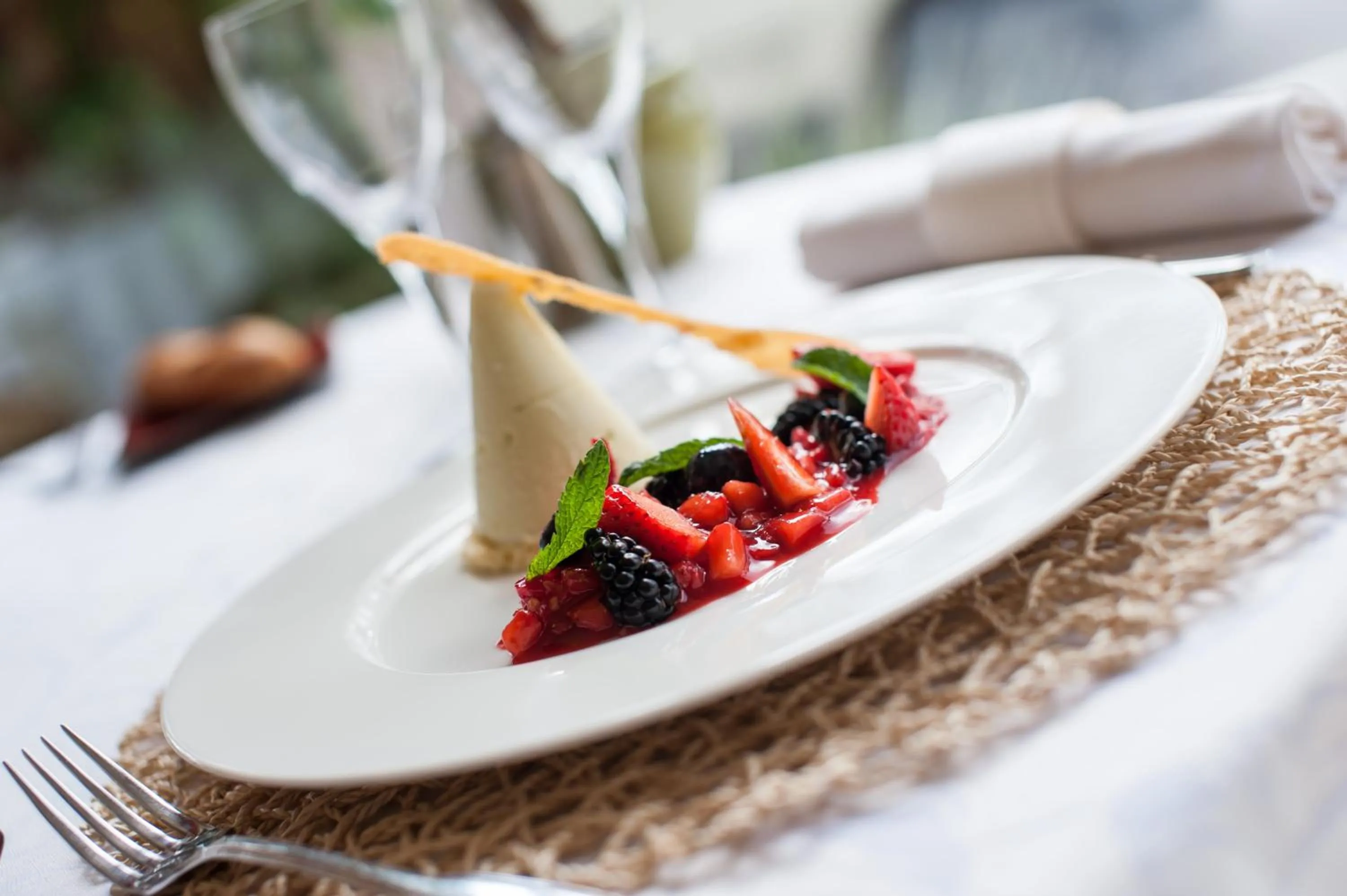 Food and drinks in Auberge Du Lac