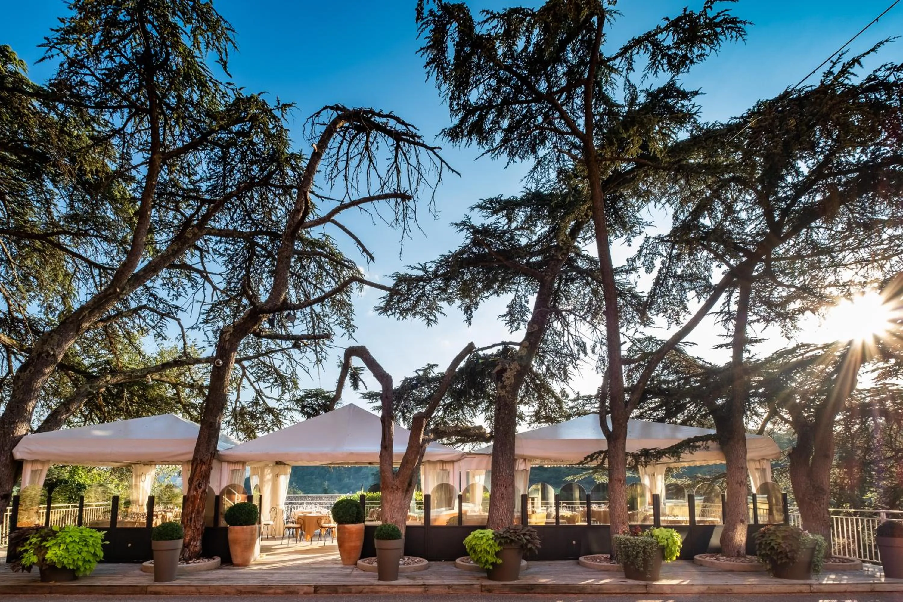 Patio in Auberge Du Lac