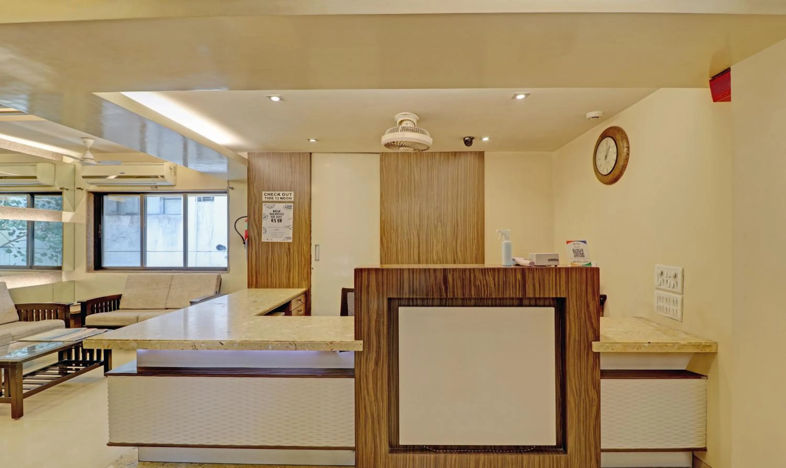 Lobby or reception, Bed in Treebo Vikrant Residency