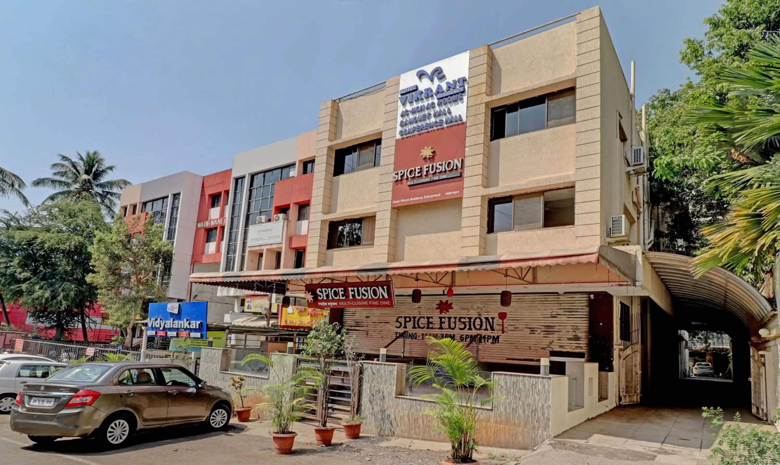 Property building in Treebo Vikrant Residency