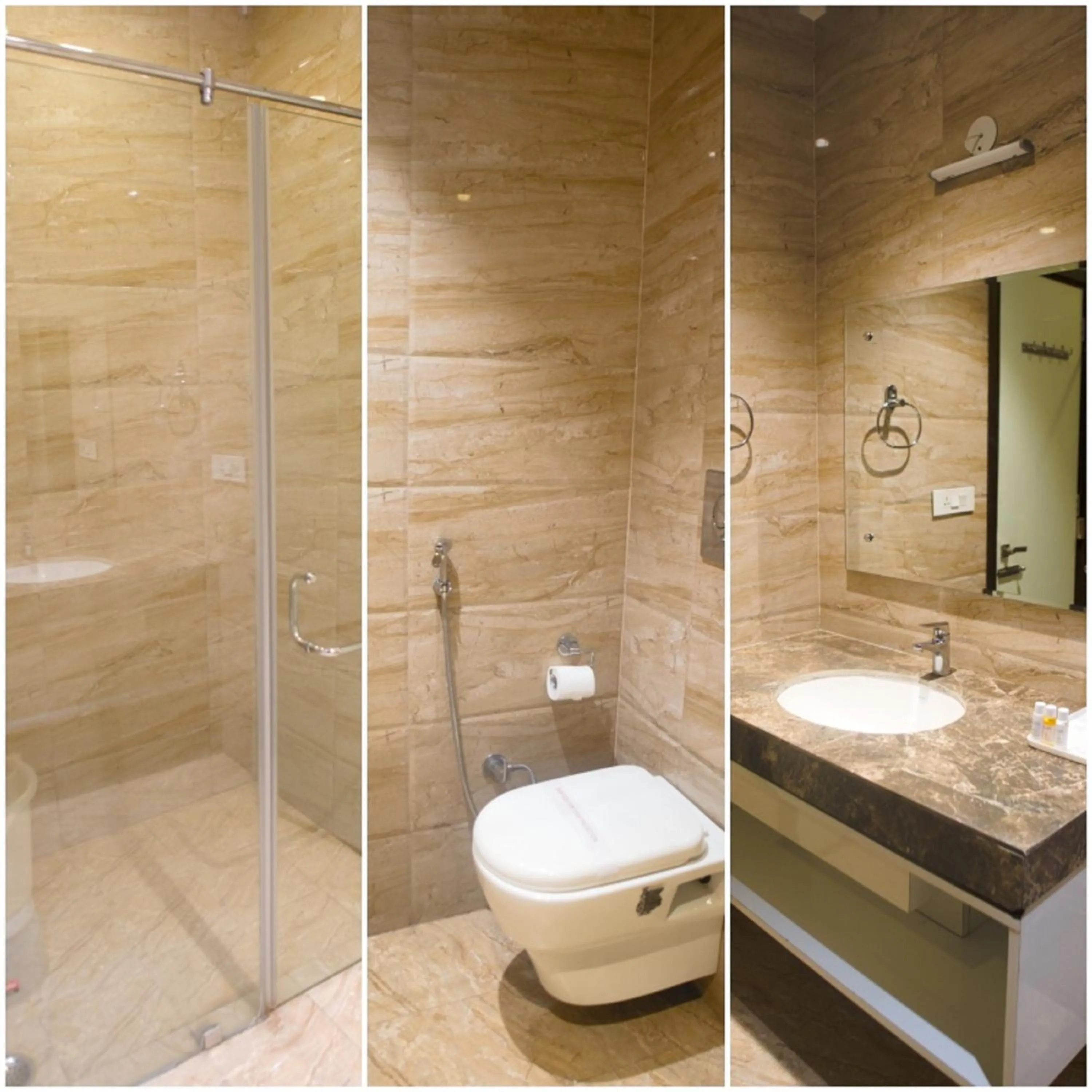 Shower in Hotel The Royal Krishna