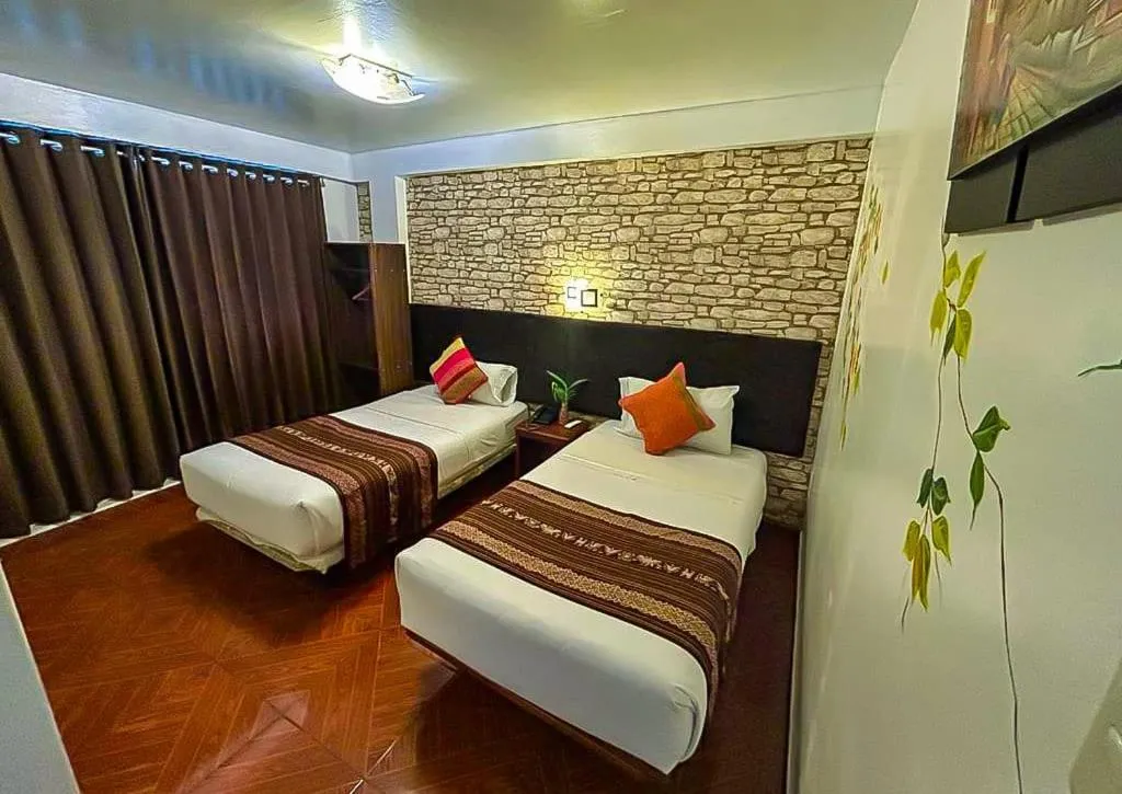 Bed in Hotel Machupicchu Adventure