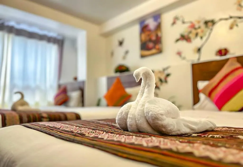 Bed in Hotel Machupicchu Adventure