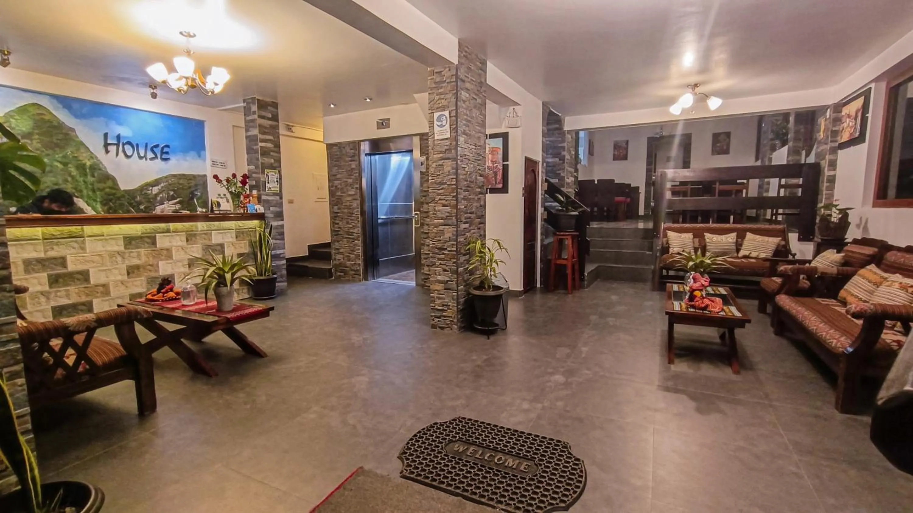 Lobby or reception in Hotel Machupicchu Adventure
