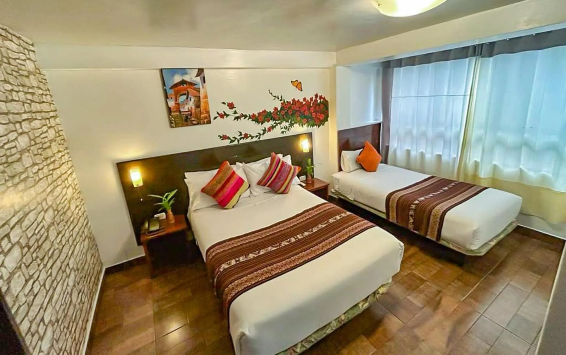 Quiet street view, Bed in Hotel Machupicchu Adventure