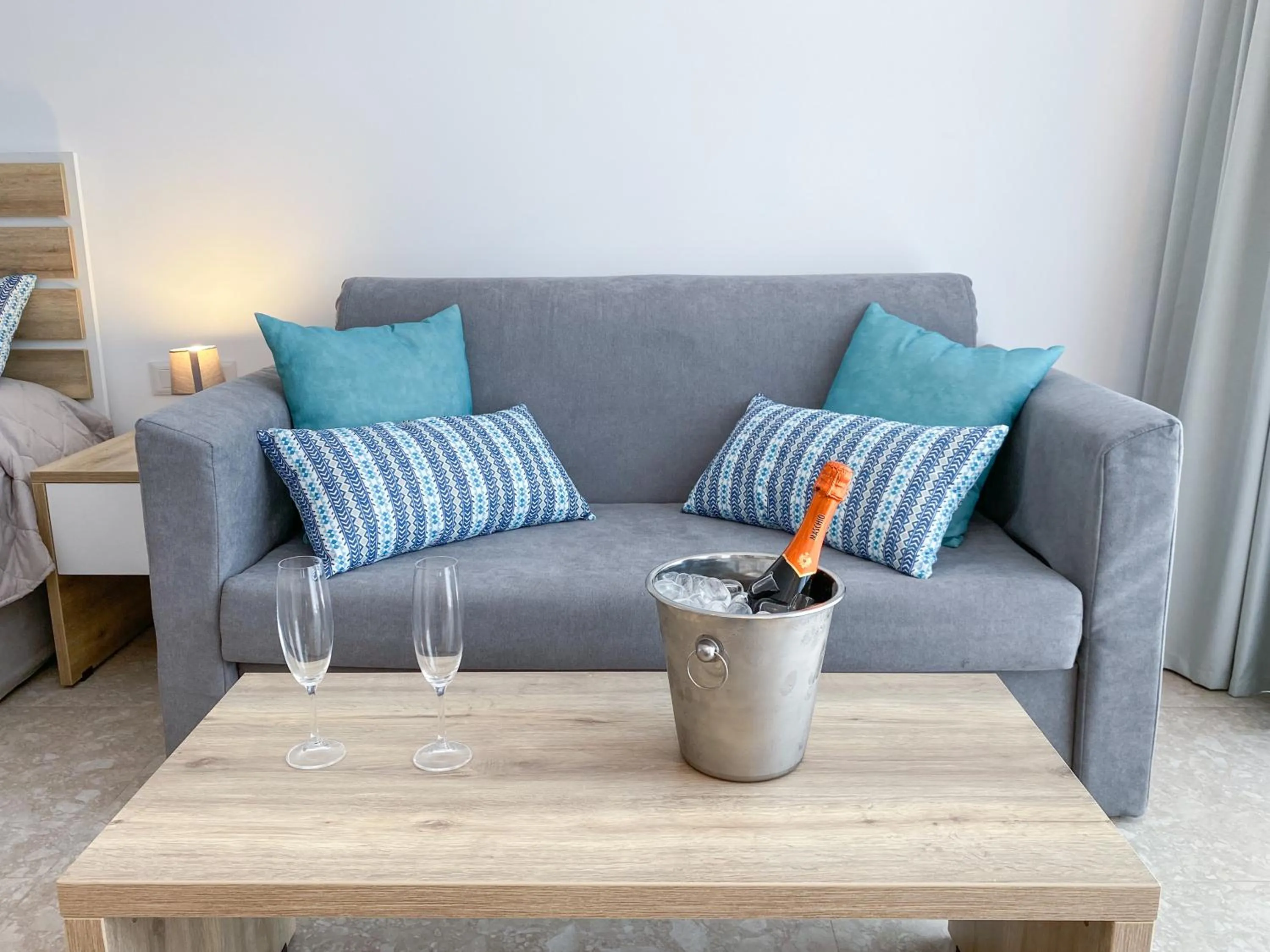 Seating area in Lardos Bay Hotel