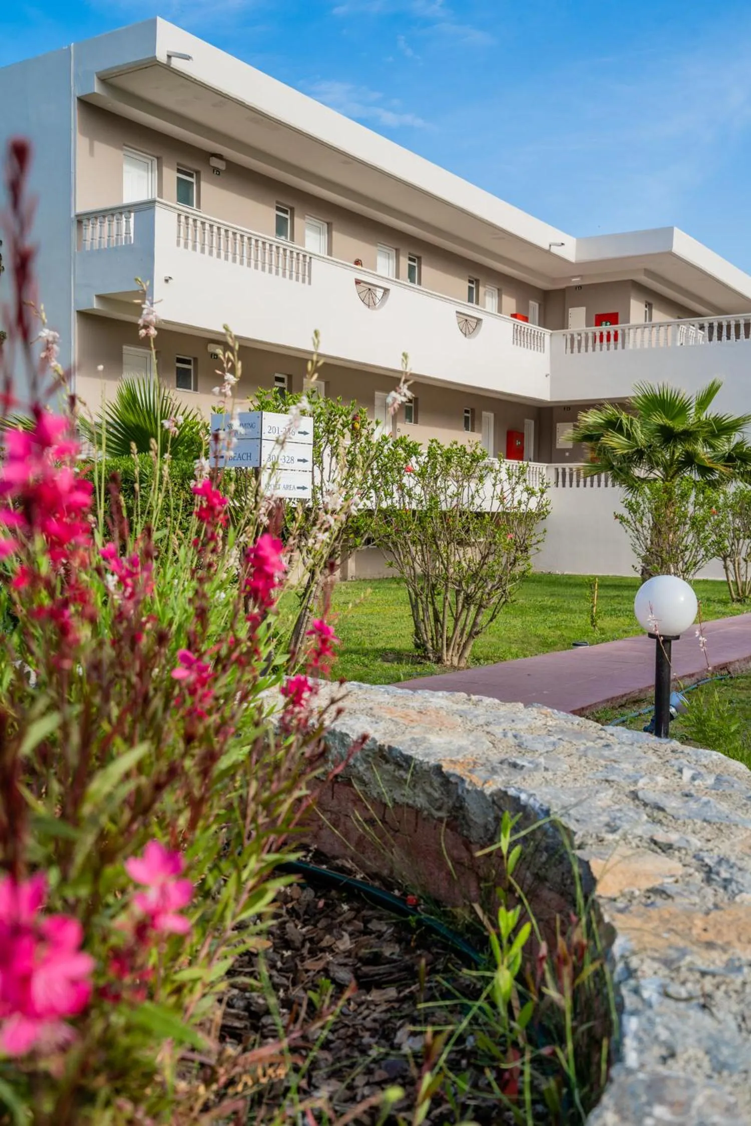 Property building in Lardos Bay Hotel