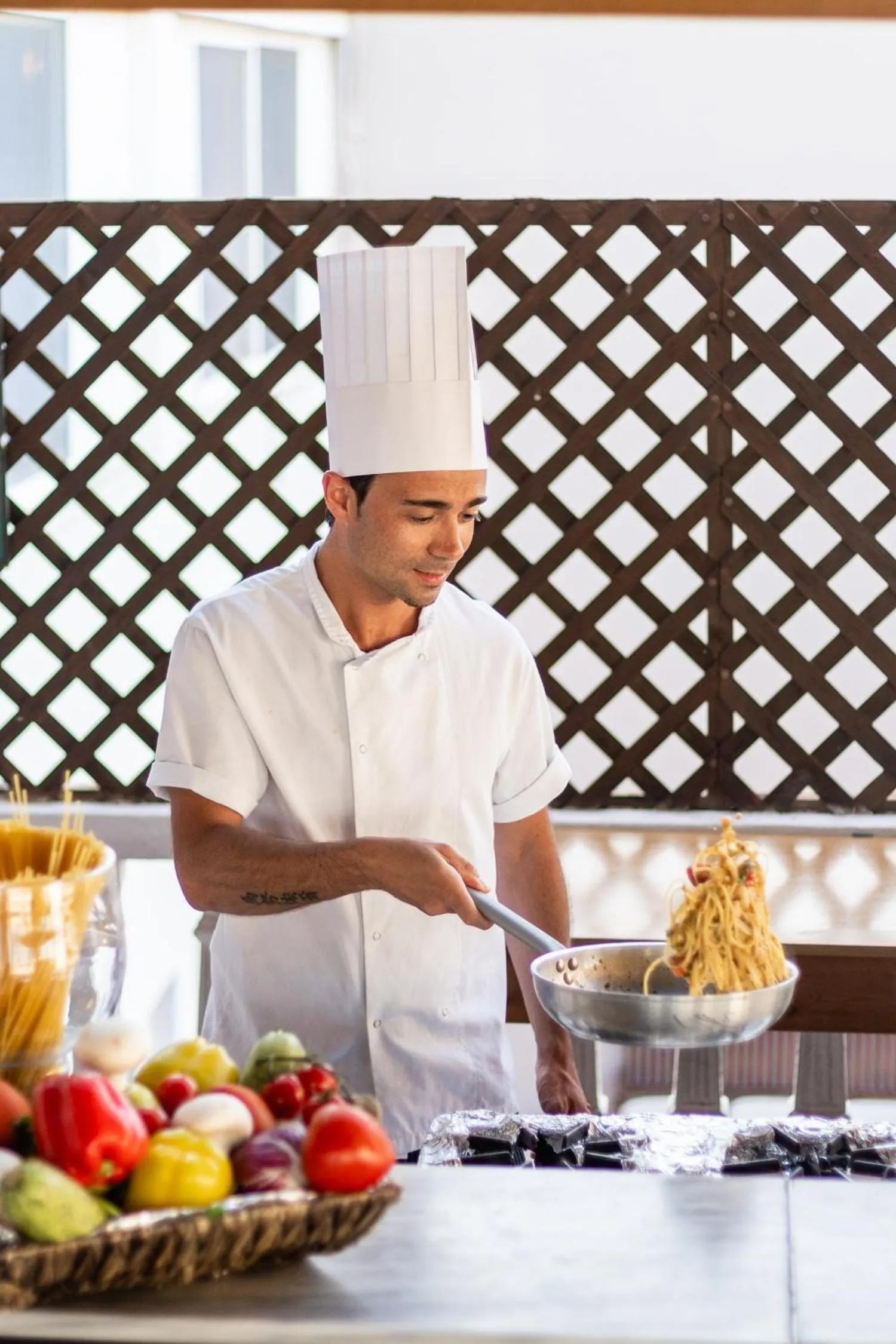 Staff in Lardos Bay Hotel