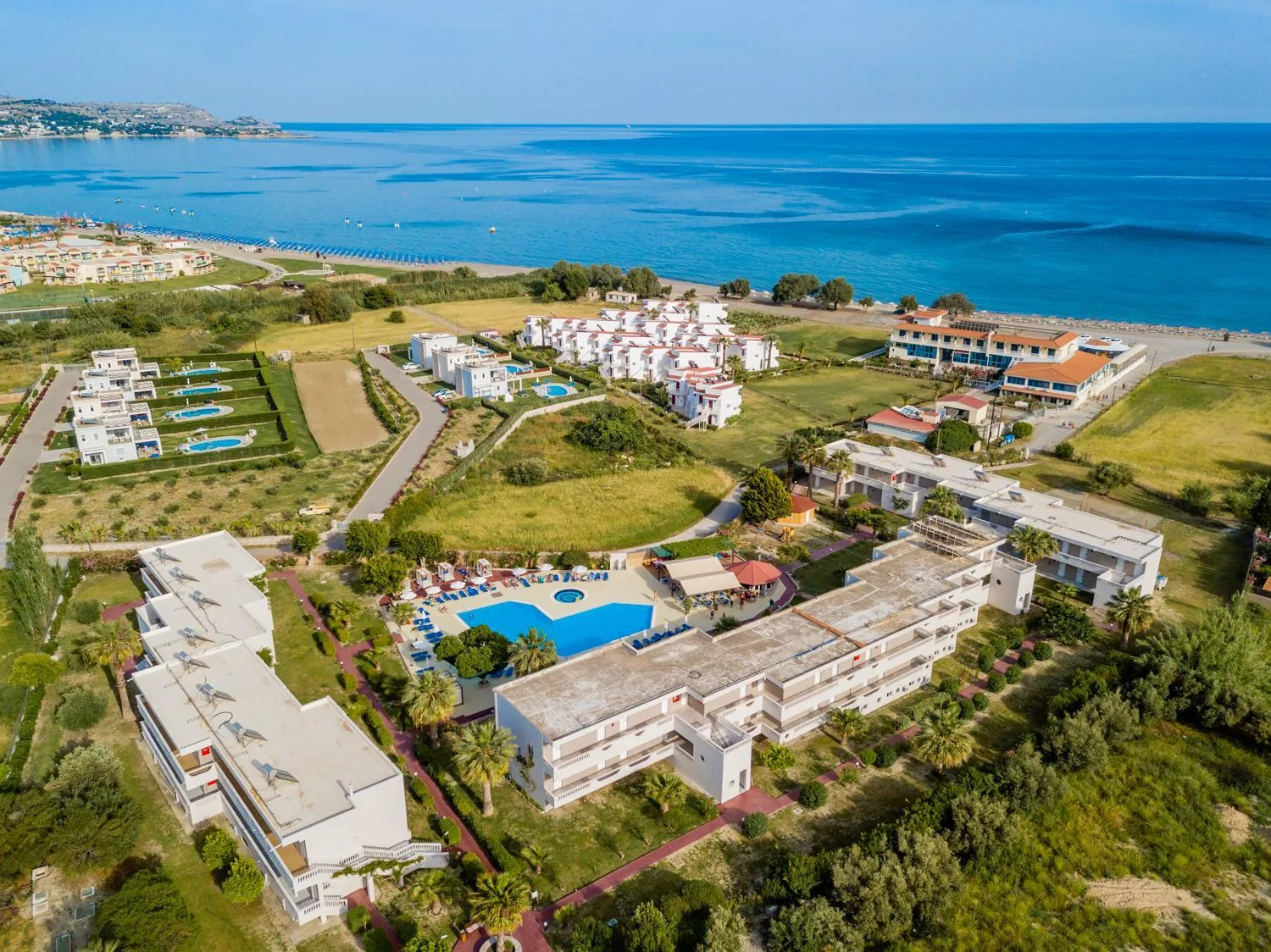 Bird's eye view in Lardos Bay Hotel