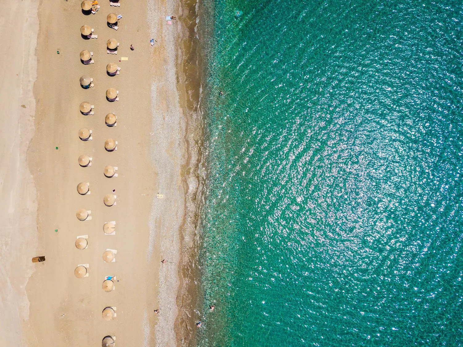 Bird's eye view in Lardos Bay Hotel