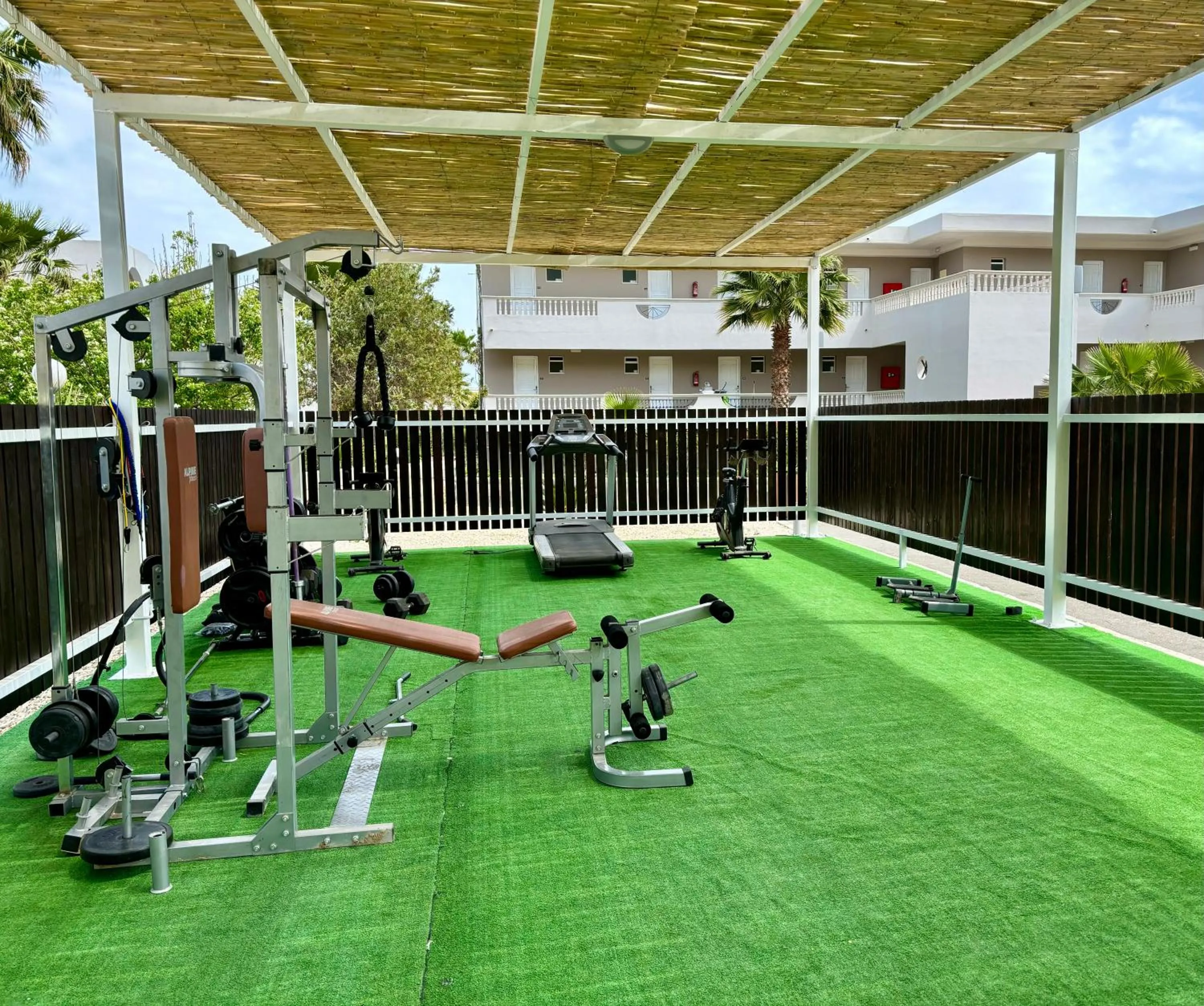 Fitness centre/facilities in Lardos Bay Hotel