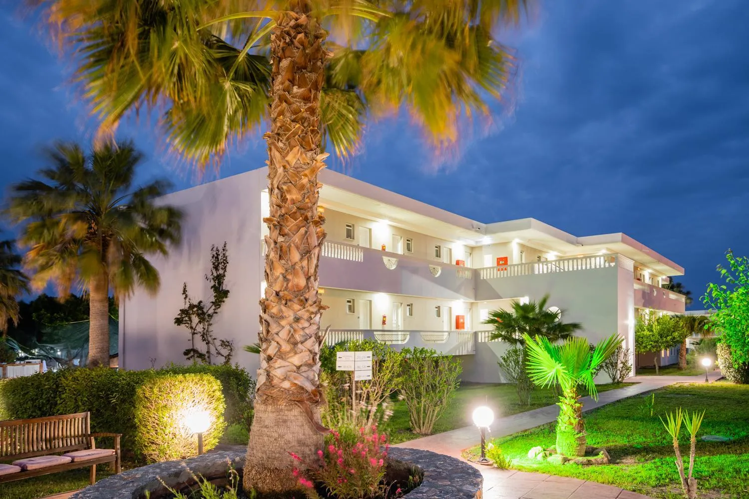 Property building in Lardos Bay Hotel