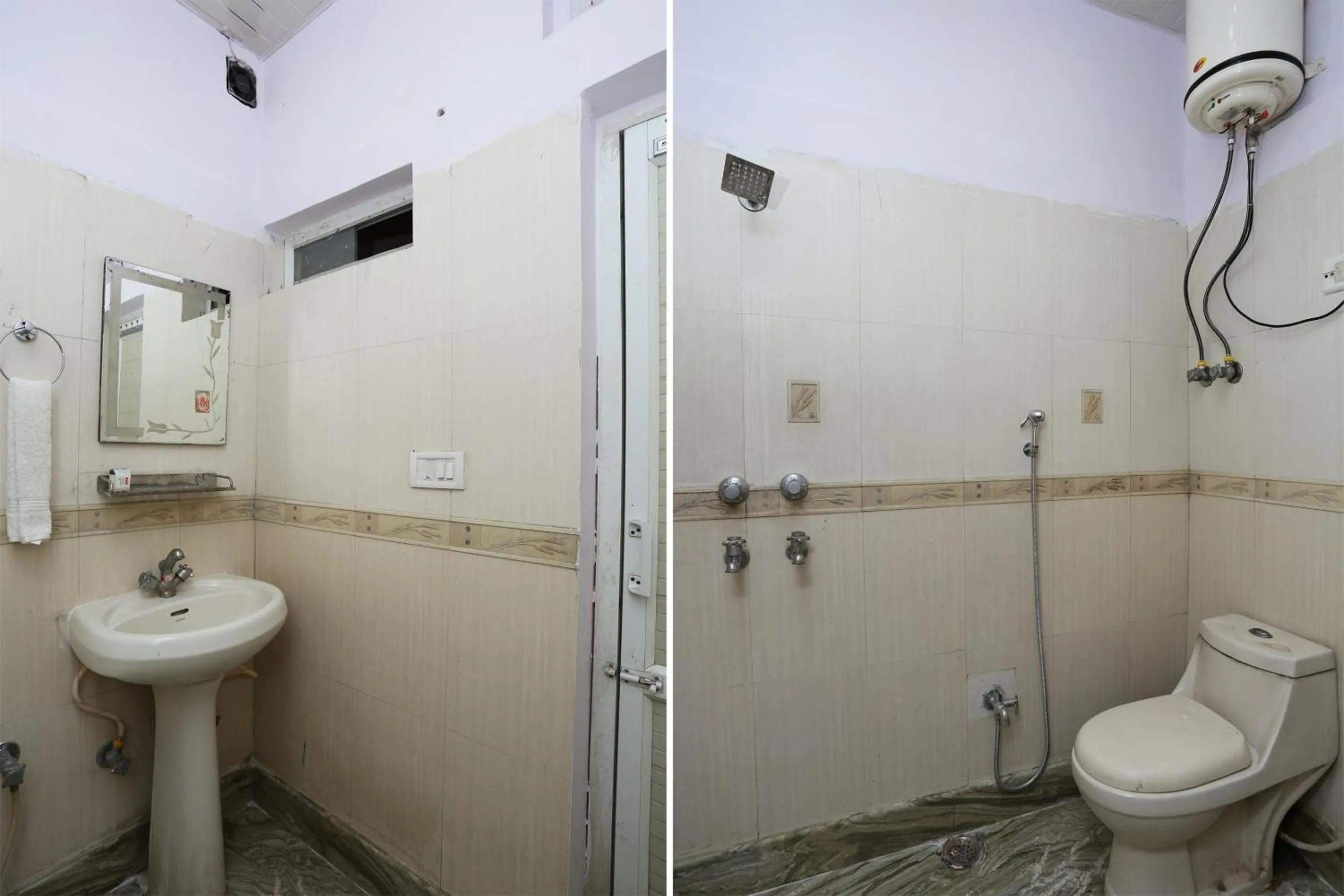 Bathroom in Hotel O Madhur Regency