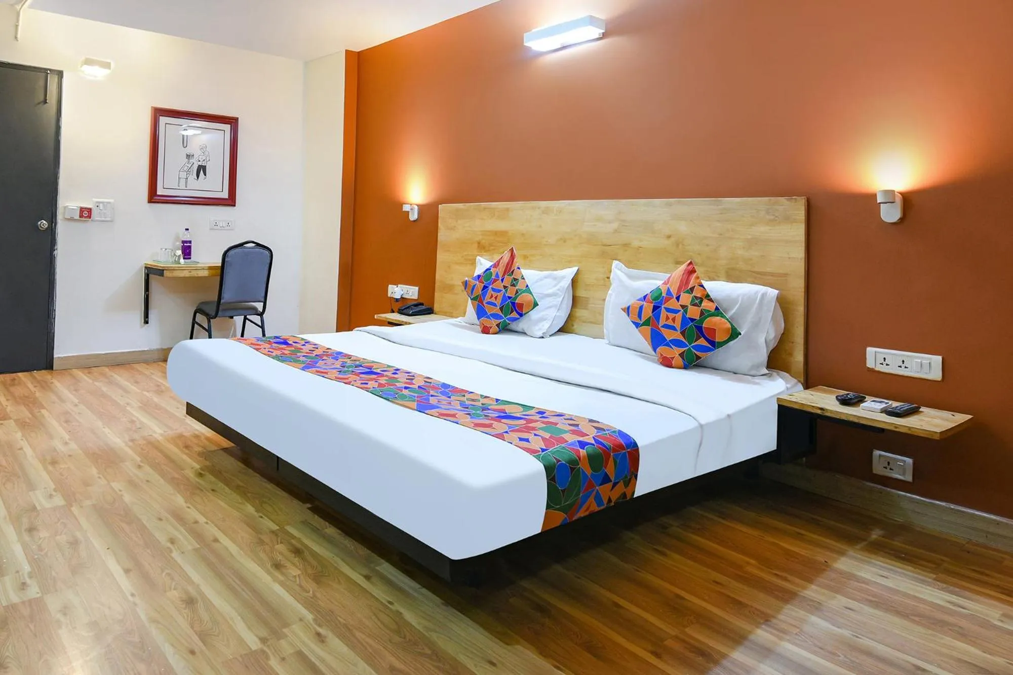 Bed in FabHotel NFC II