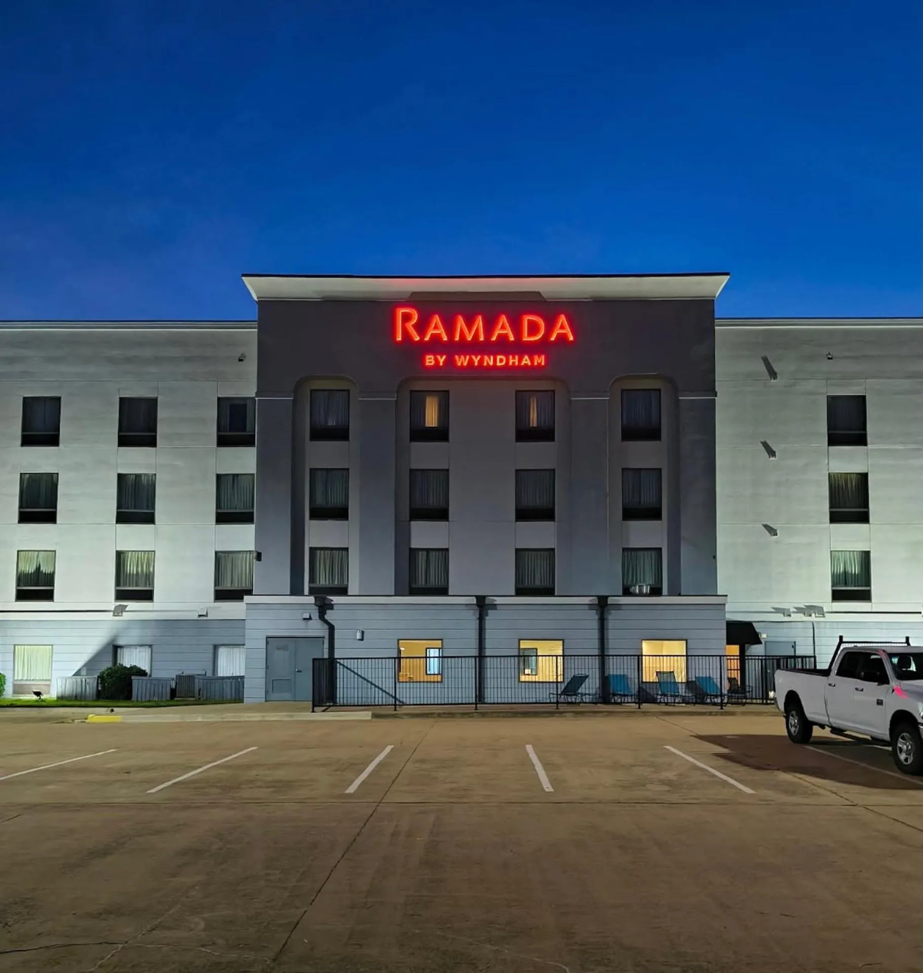 Property logo or sign in Ramada by Wyndham Burkburnett - Wichita Falls