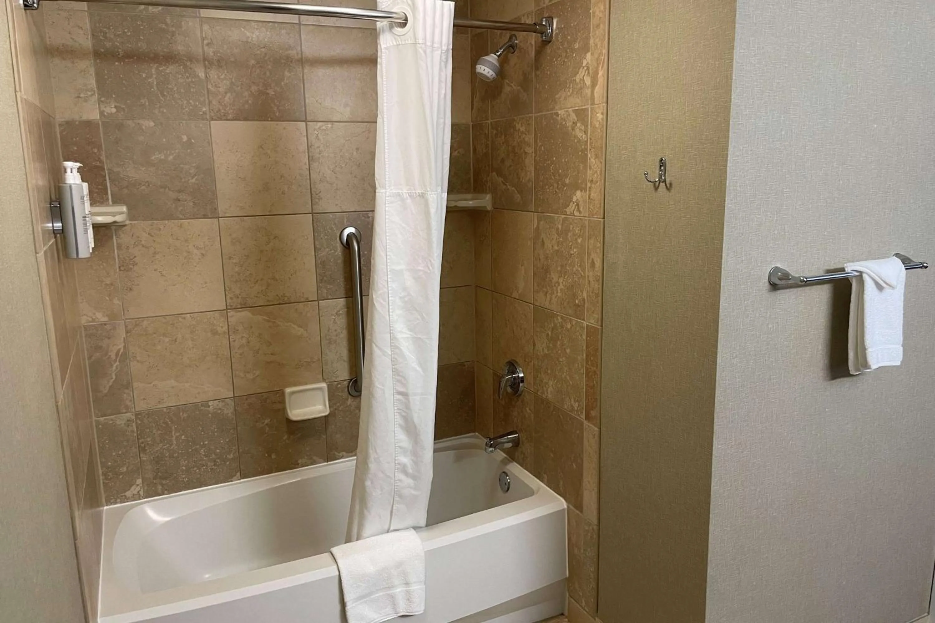 Bathroom in SouthShore Hotel on Lake Bemidji, Trademark Coll by Wyndham