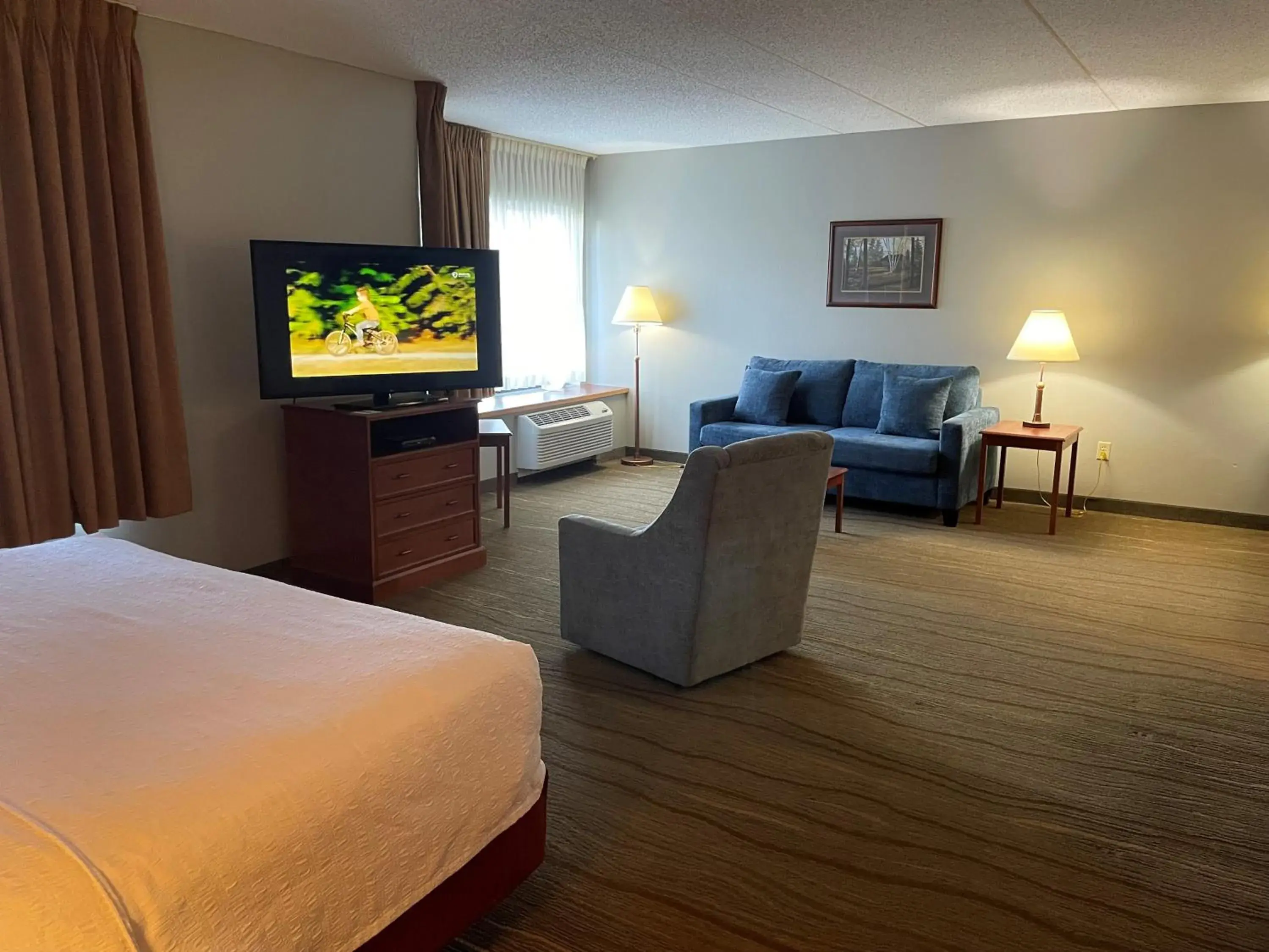 King Studio with Roll In Shower and Lake View - Mobility/Hearing Accessible - Non-Smoking in SouthShore Hotel on Lake Bemidji, Trademark Coll by Wyndham King Studio with Roll In Shower and Lake View - Mobility/Hearing Accessible - Non-Smoking in SouthShore Hotel on Lake Bemidji, Trademark Coll by Wyndham