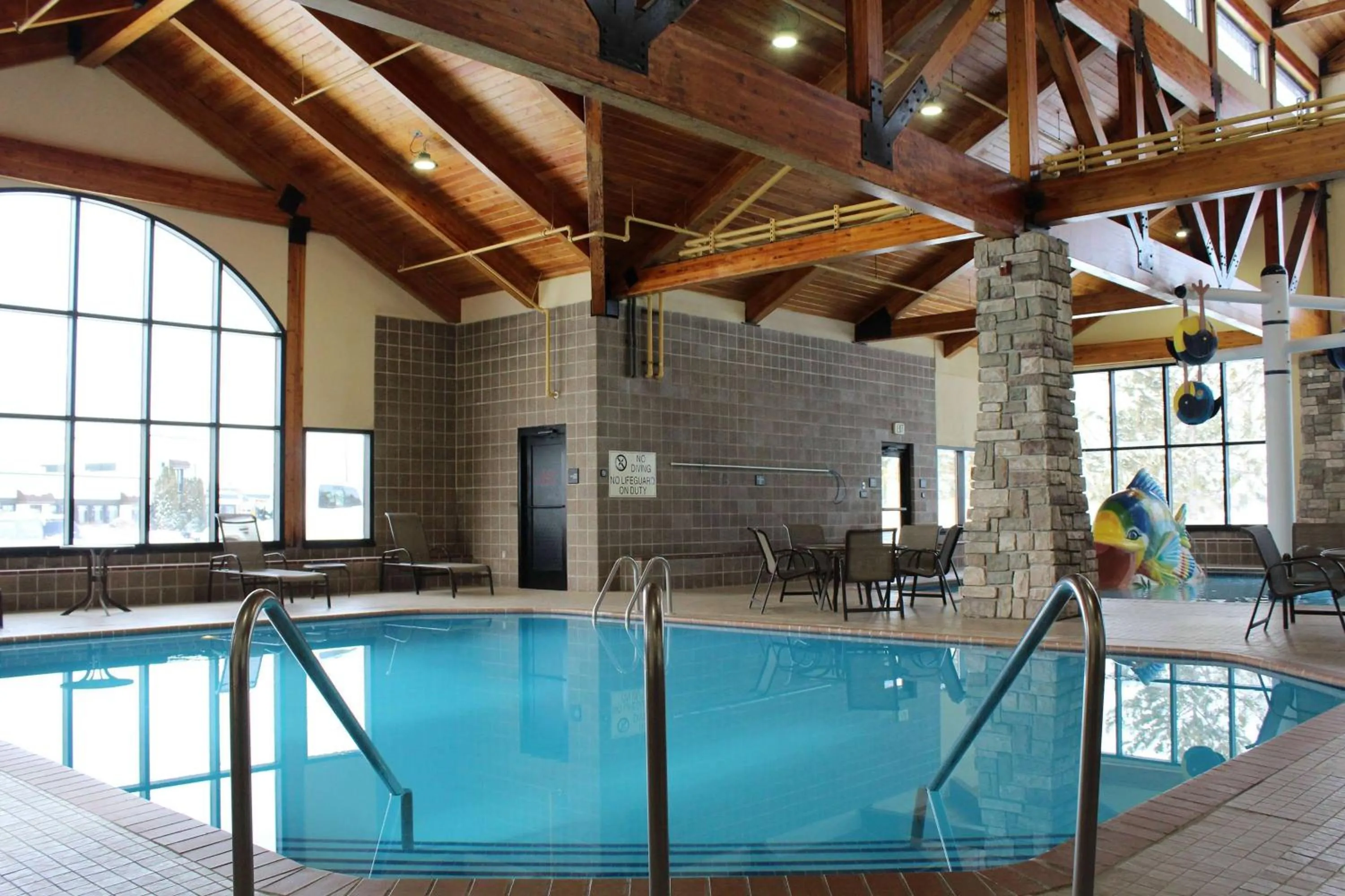 Swimming pool in SouthShore Hotel on Lake Bemidji, Trademark Coll by Wyndham