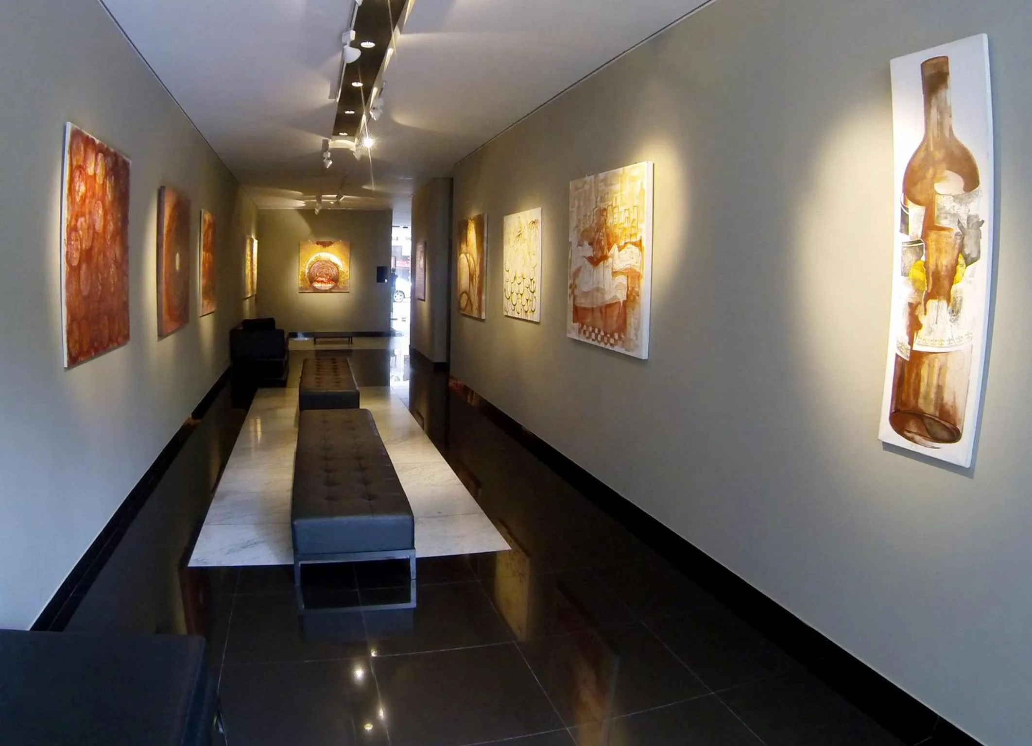 Lobby or reception, Bed in IQ Callao By Recoleta Apartments