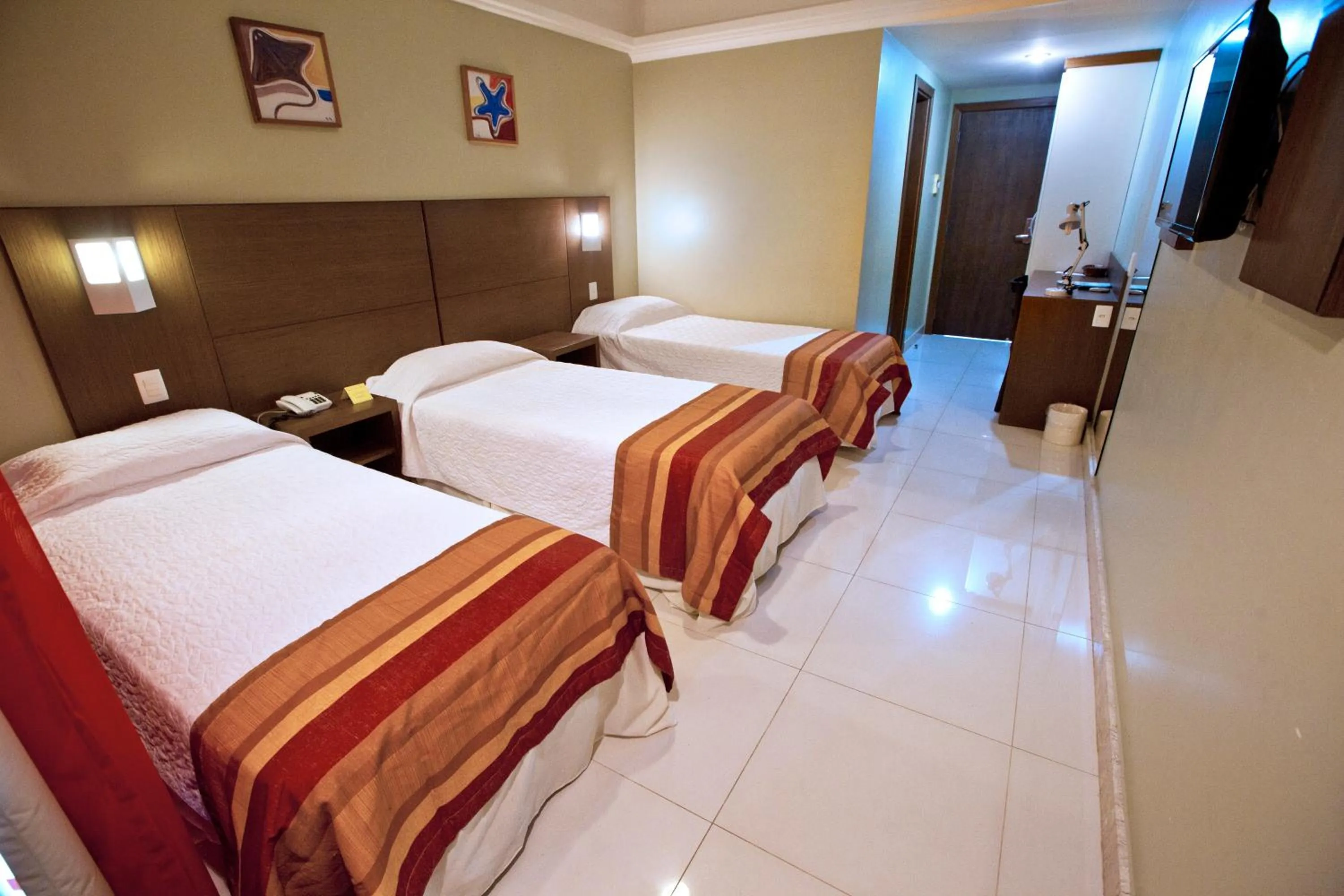 Decorative detail, Bed in Aquarios Praia Hotel