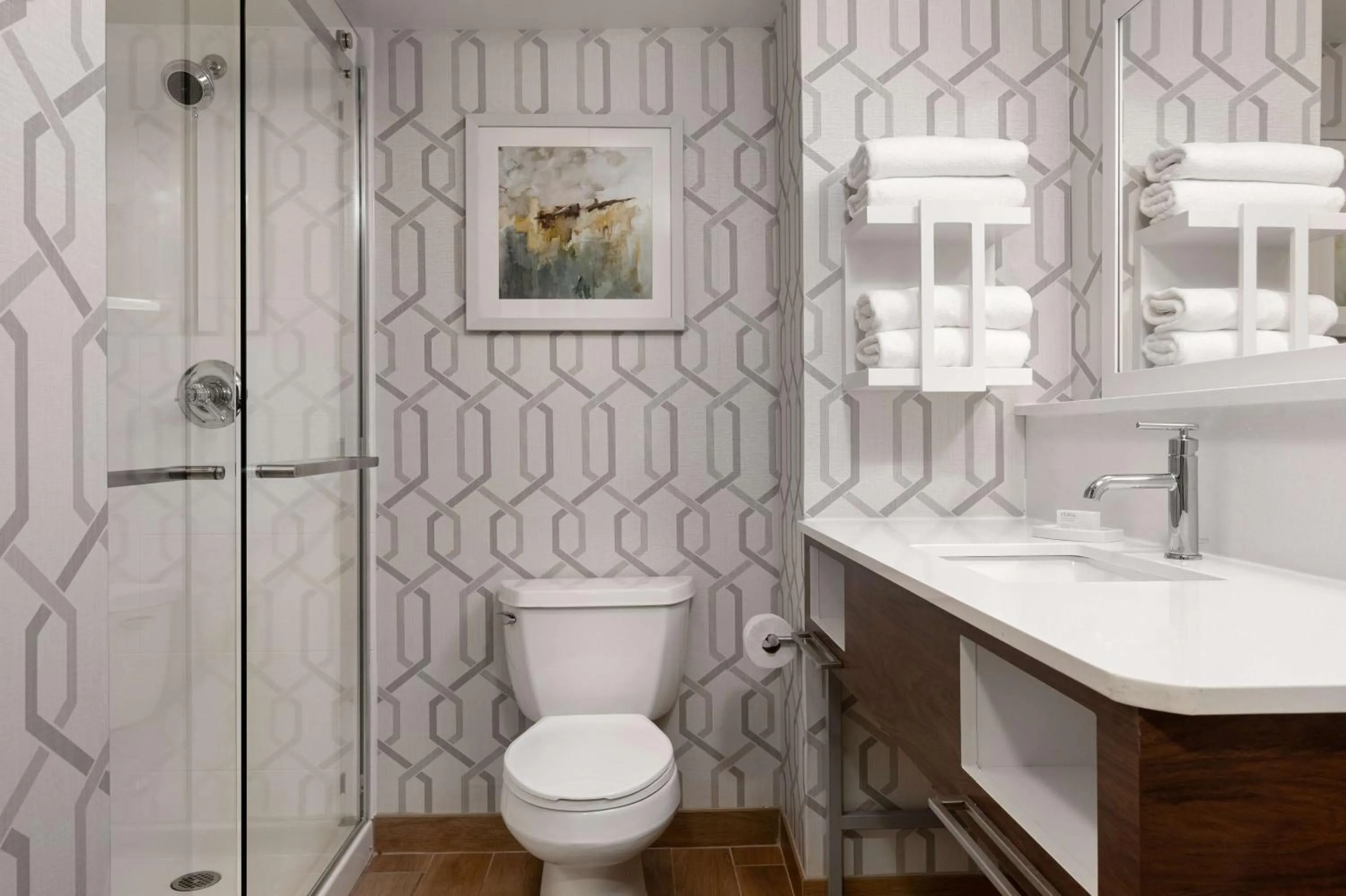 Bathroom in Hampton Inn Bloomsburg