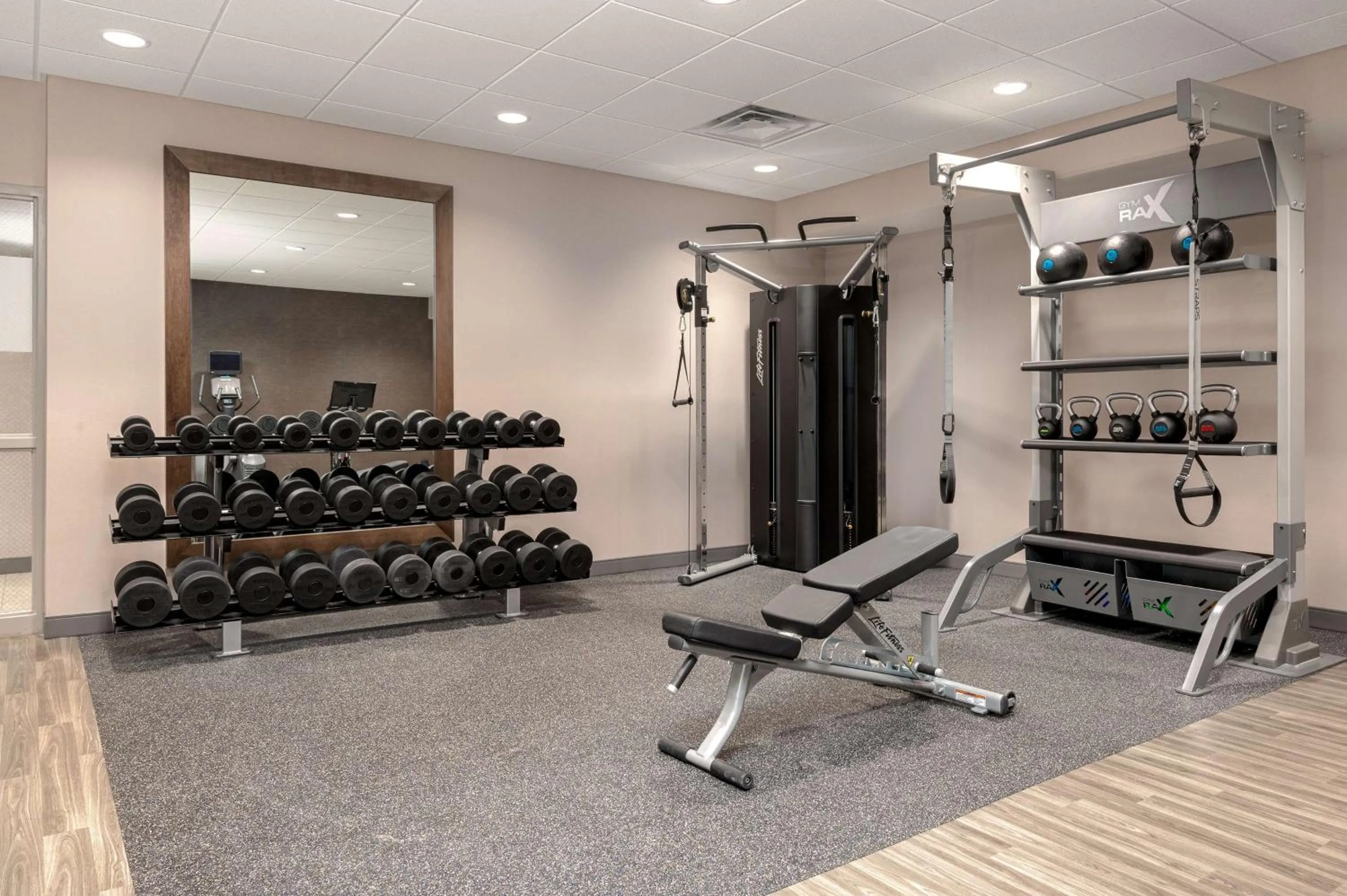 Fitness centre/facilities in Hampton Inn Bloomsburg