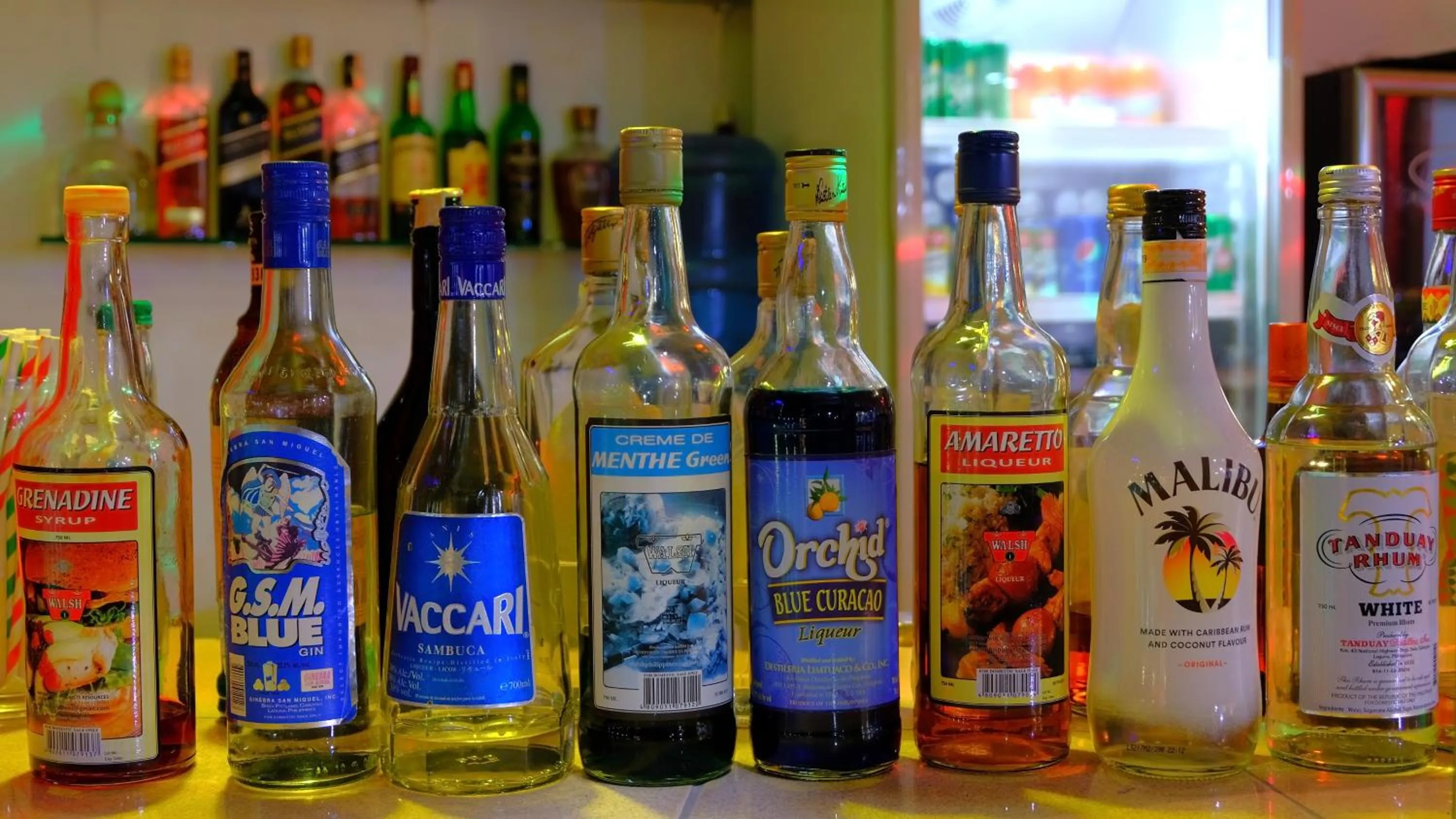 Alcoholic drinks in Boracay Holiday Resort