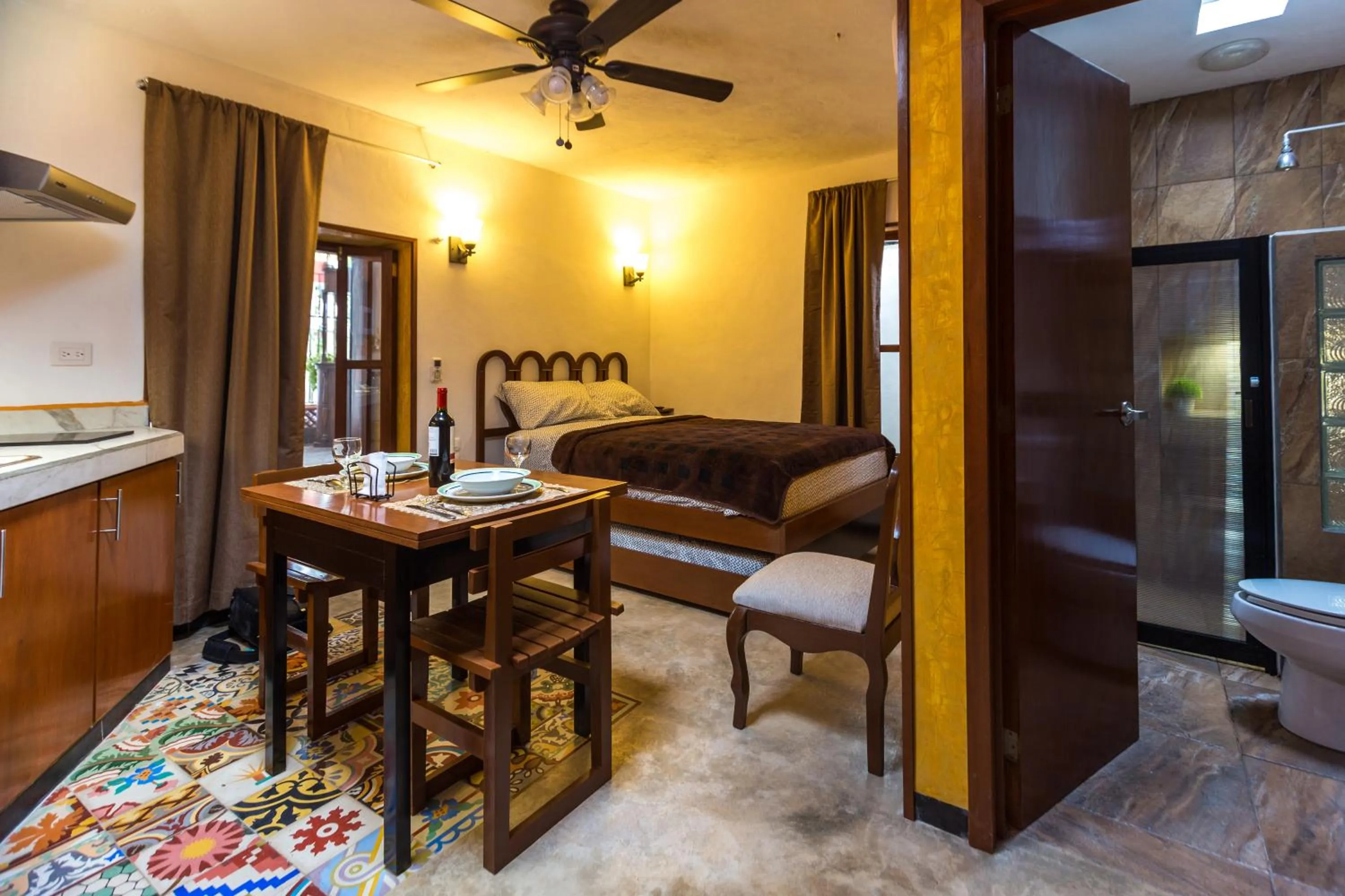 Seating area in Merida Serviced Apartments