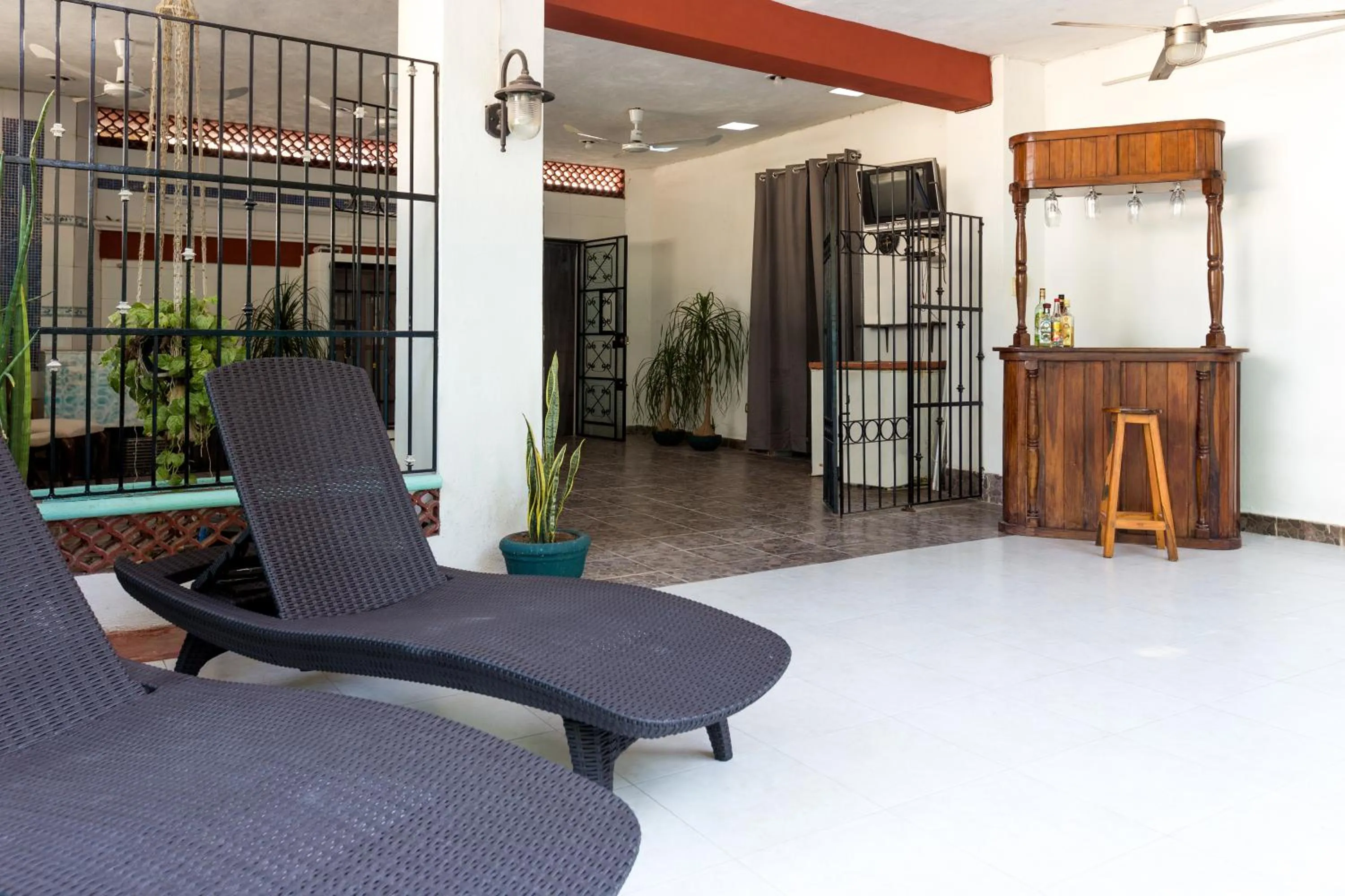 Patio in Merida Serviced Apartments