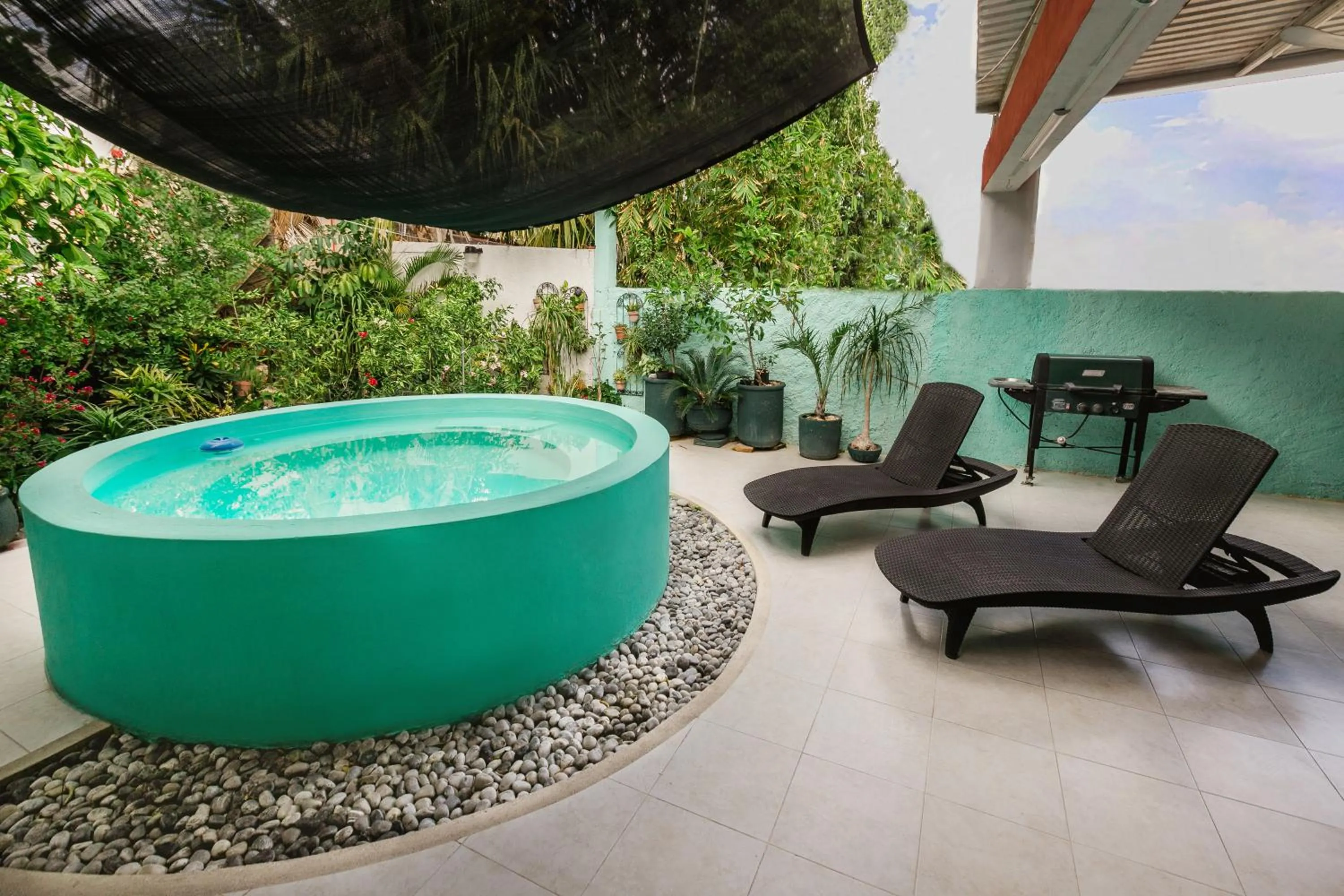 Patio in Merida Serviced Apartments