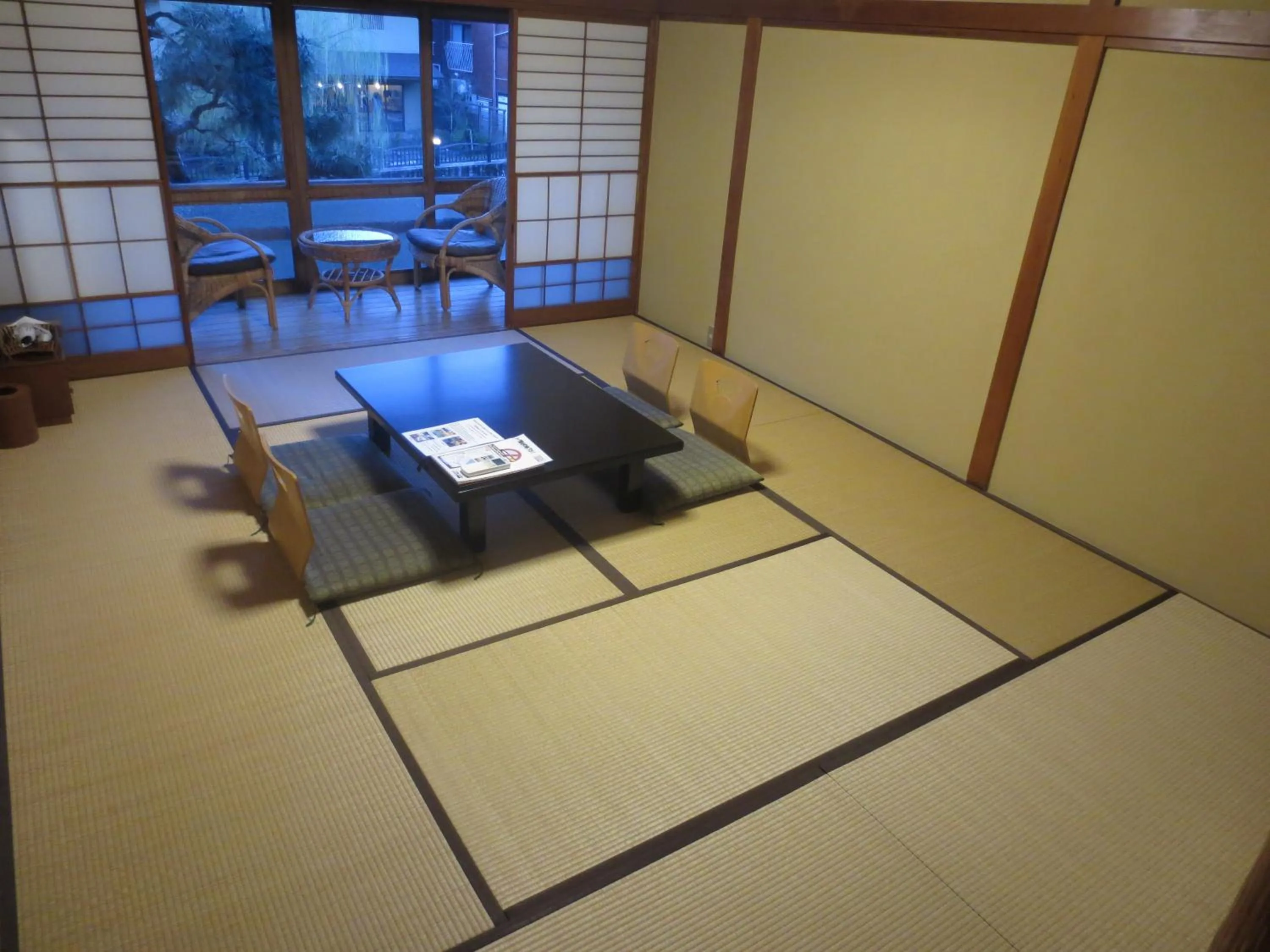 Balcony/Terrace in K's House Ito Onsen - Historical Ryokan Hostel