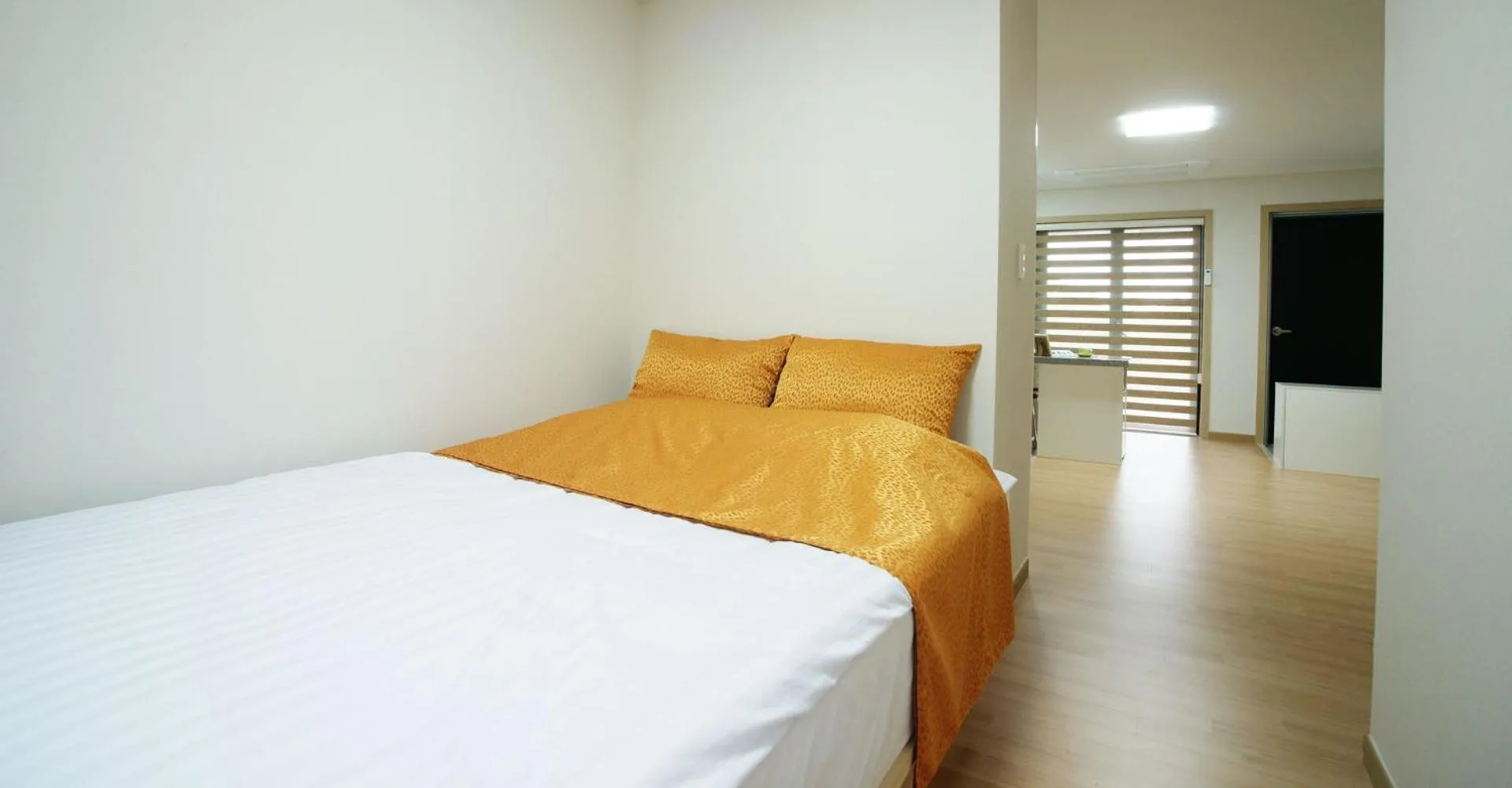 Bed in Gotjawal Geomunoreum Pension