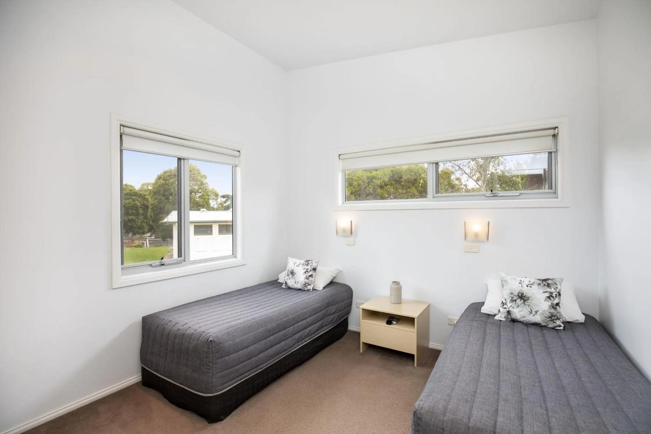 Bed in Blue Lake Holiday Park