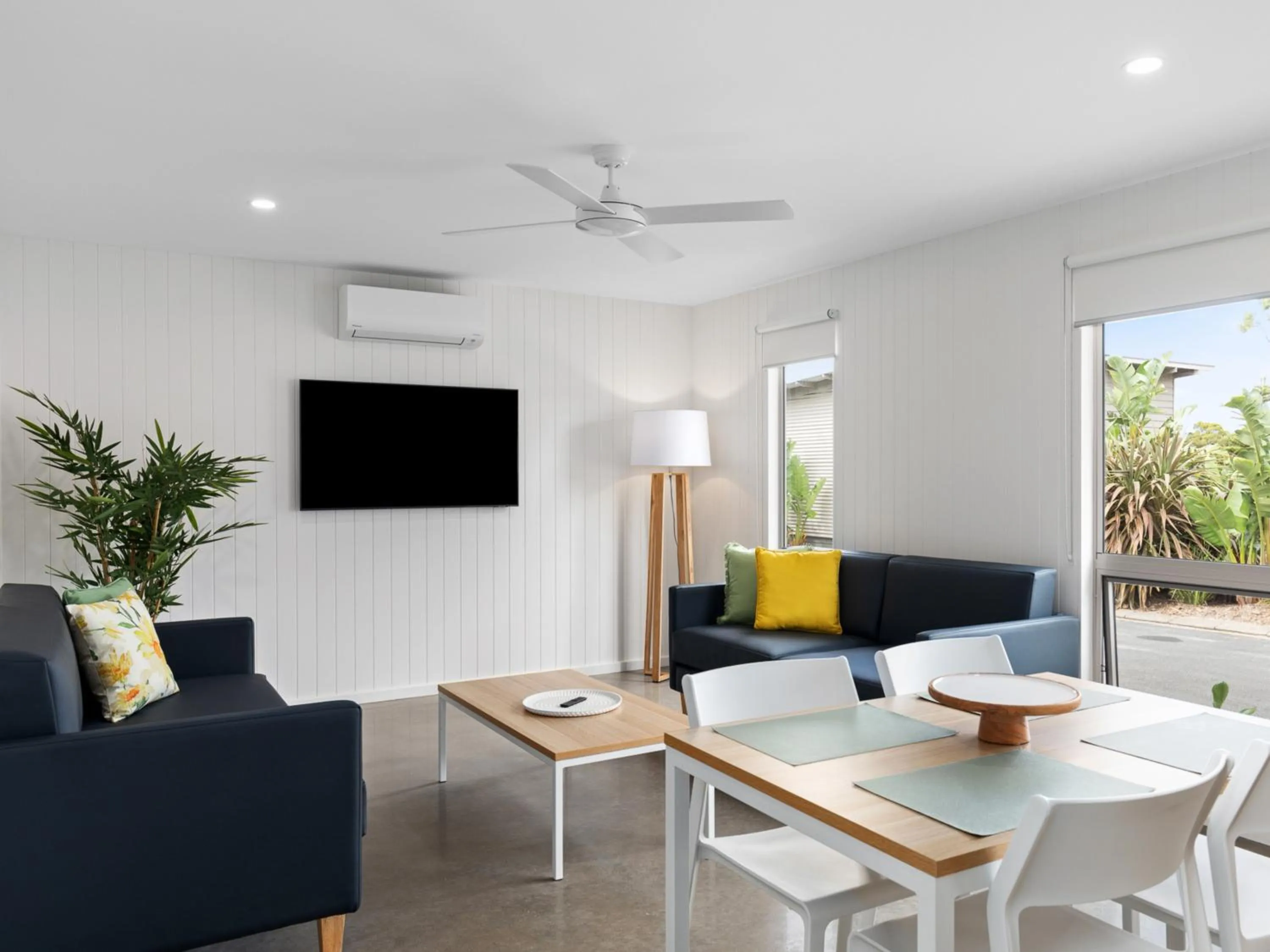 Dining area in Blue Lake Holiday Park