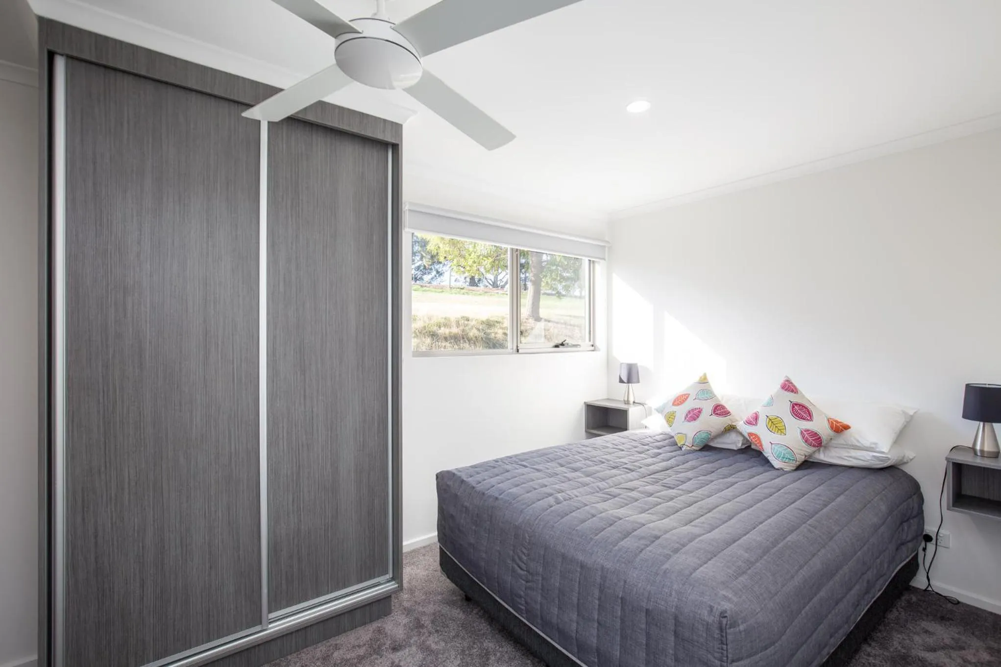 Bed in Blue Lake Holiday Park